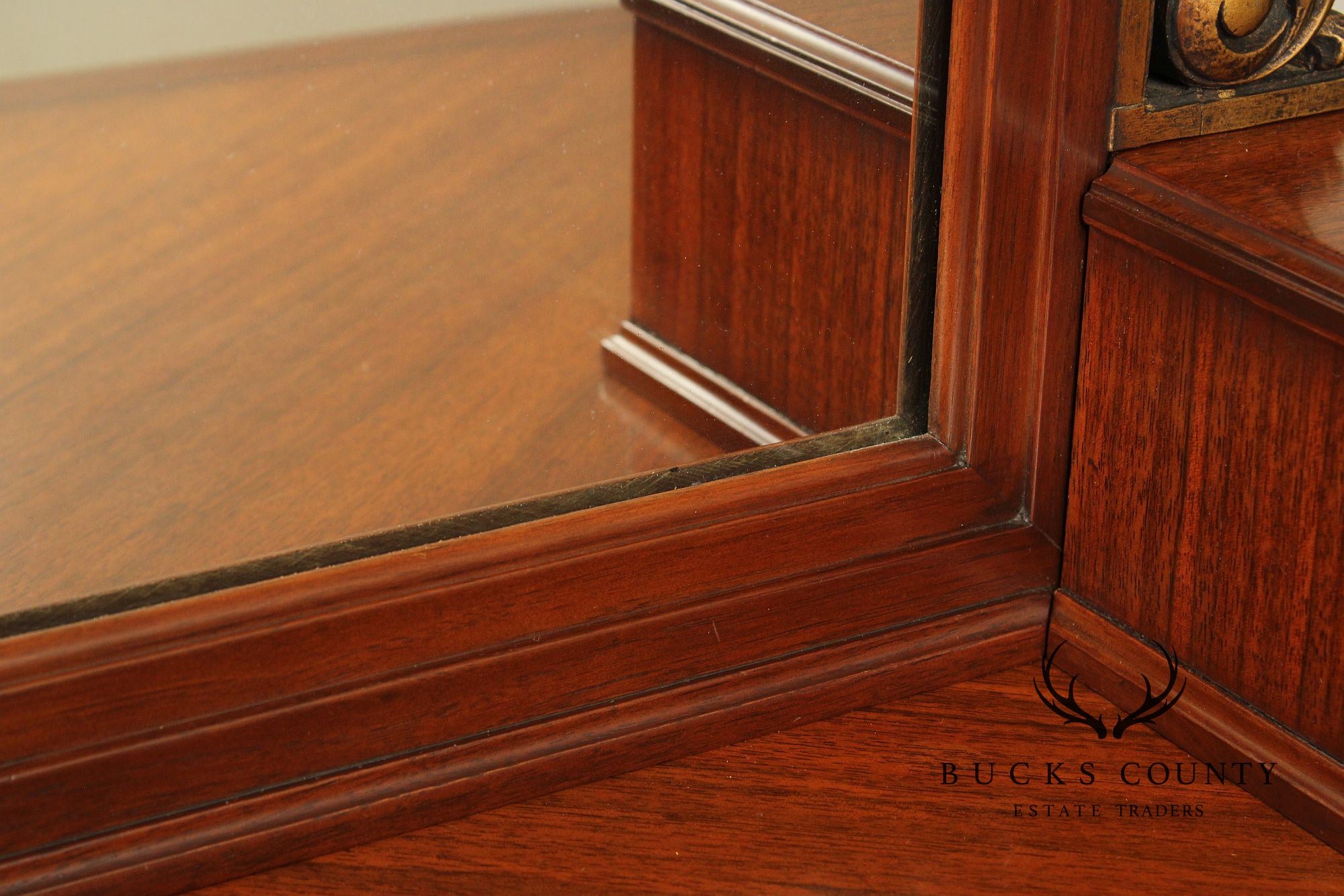 Tobey Furniture Co. Mahogany and Satinwood French Style Vanity