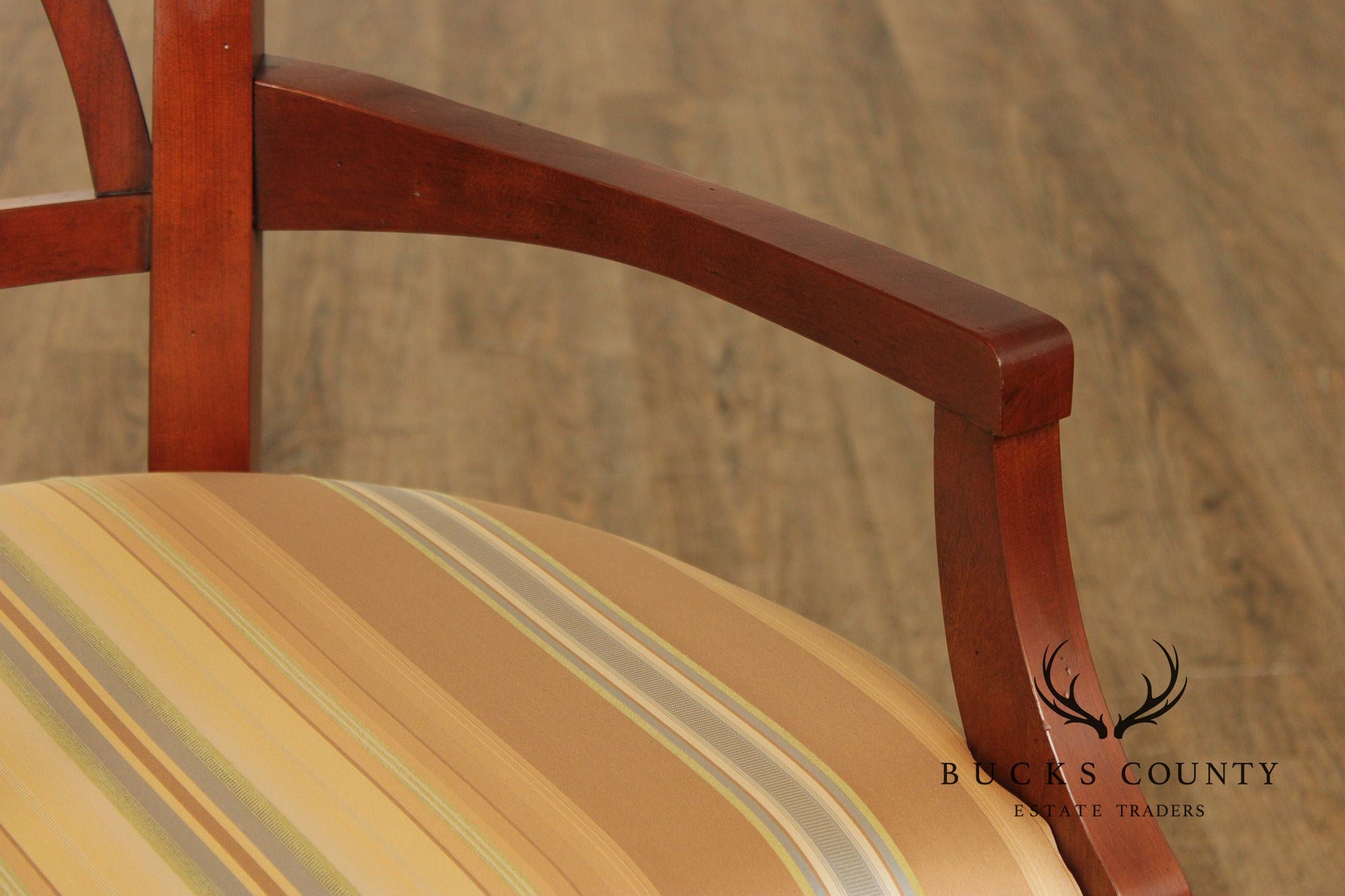 Harden Regency Style Set of Eight Cherry Dining Chairs