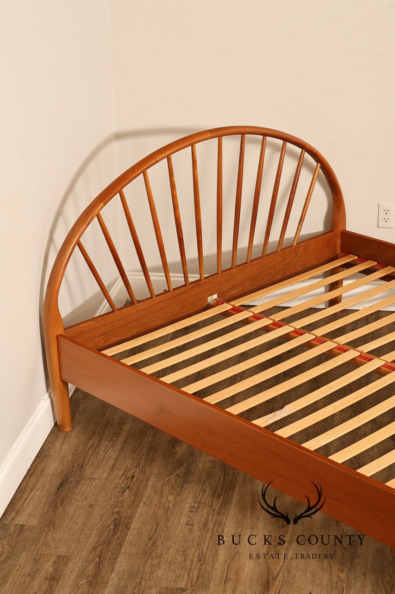 Jespersen Danish Modern Teak Queen Bed Frame