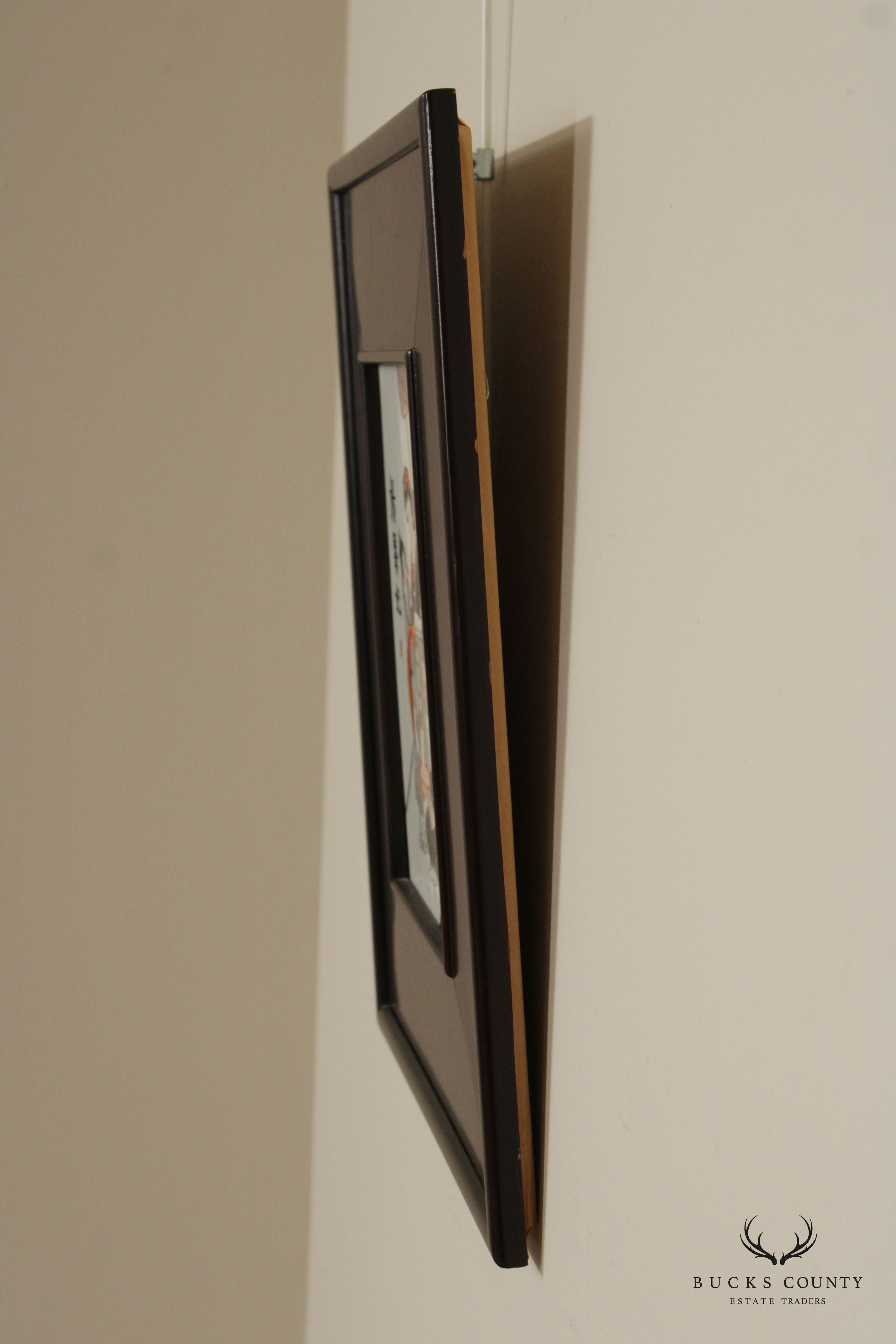 Chinese Painted Porcelain Portrait of Yang Xianfei