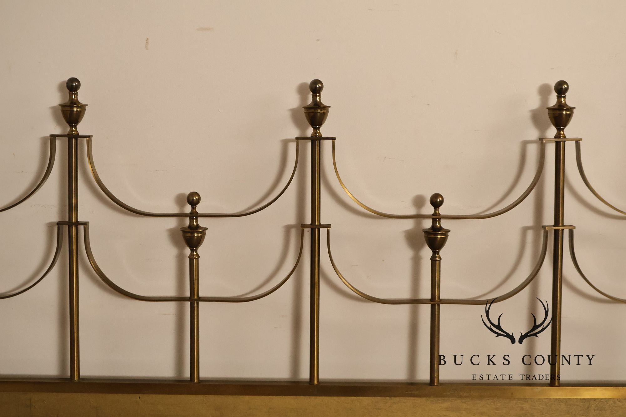 Mastercraft Vintage Brass King Headboard