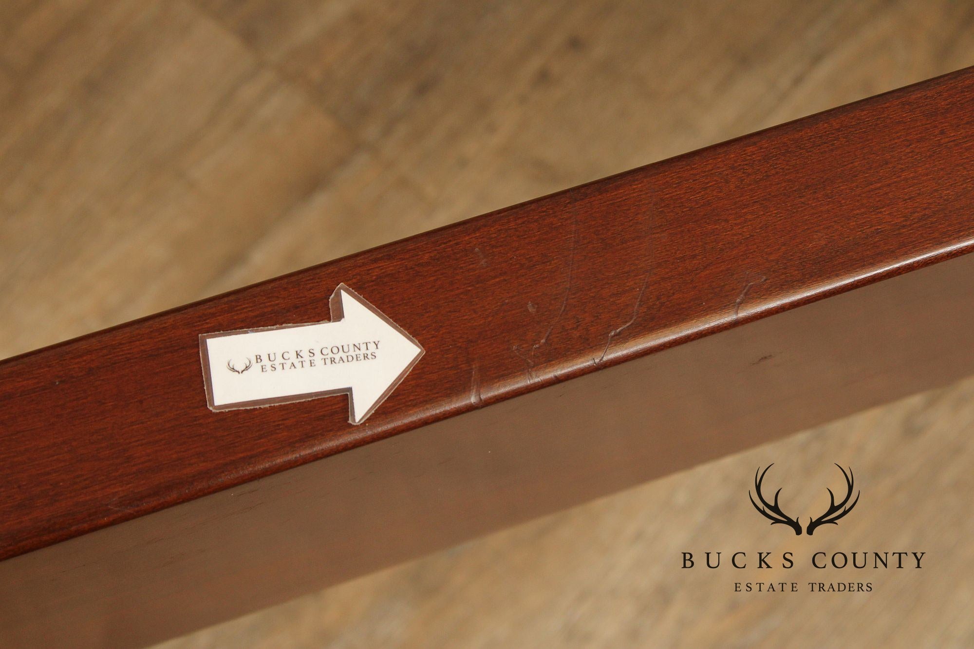 Ethan Allen 'Georgian Court' Cherry Rice Carved Queen  Size Poster Bed