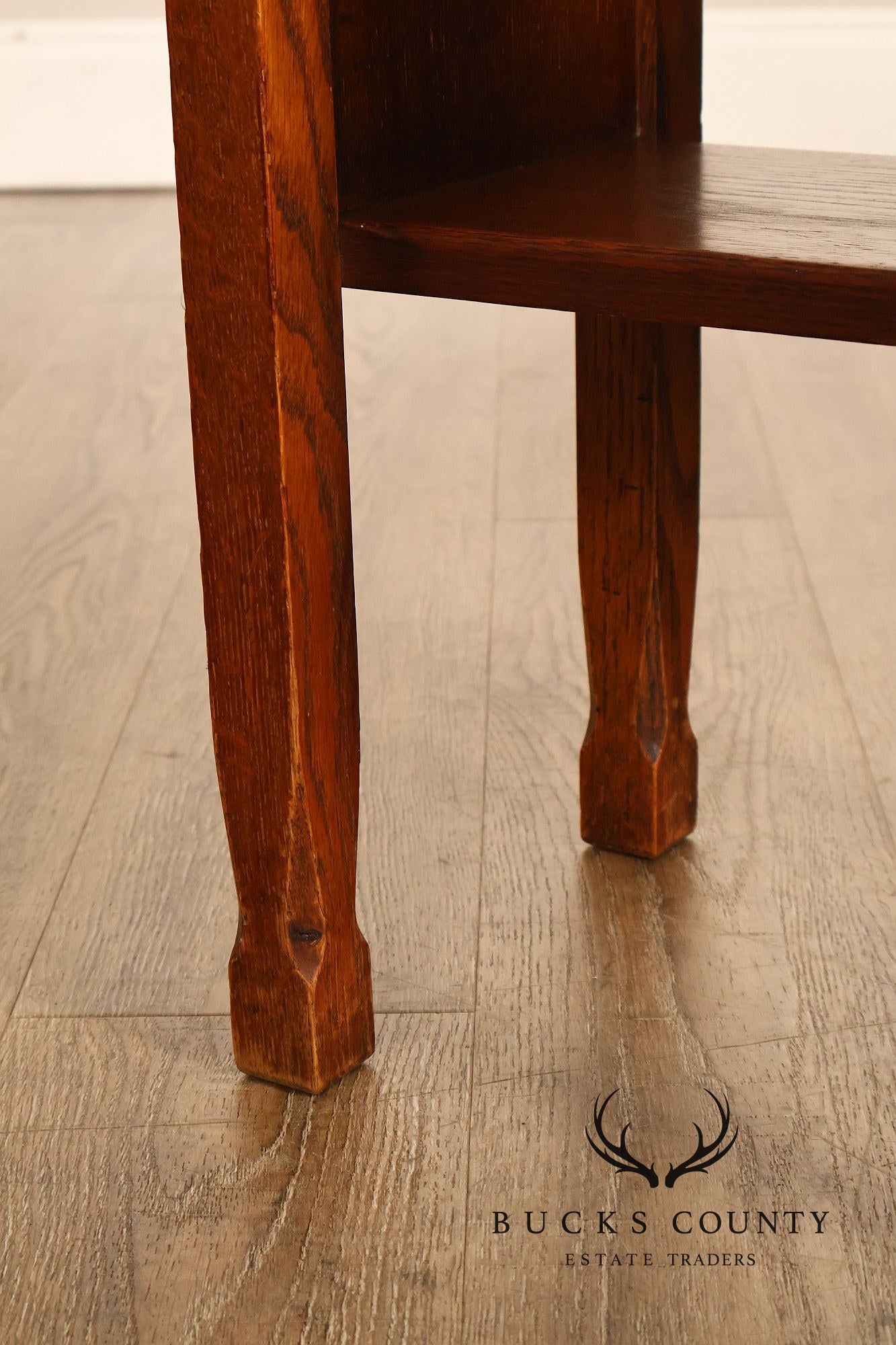 Antique Arts And Crafts Mission Oak Imperial Stand