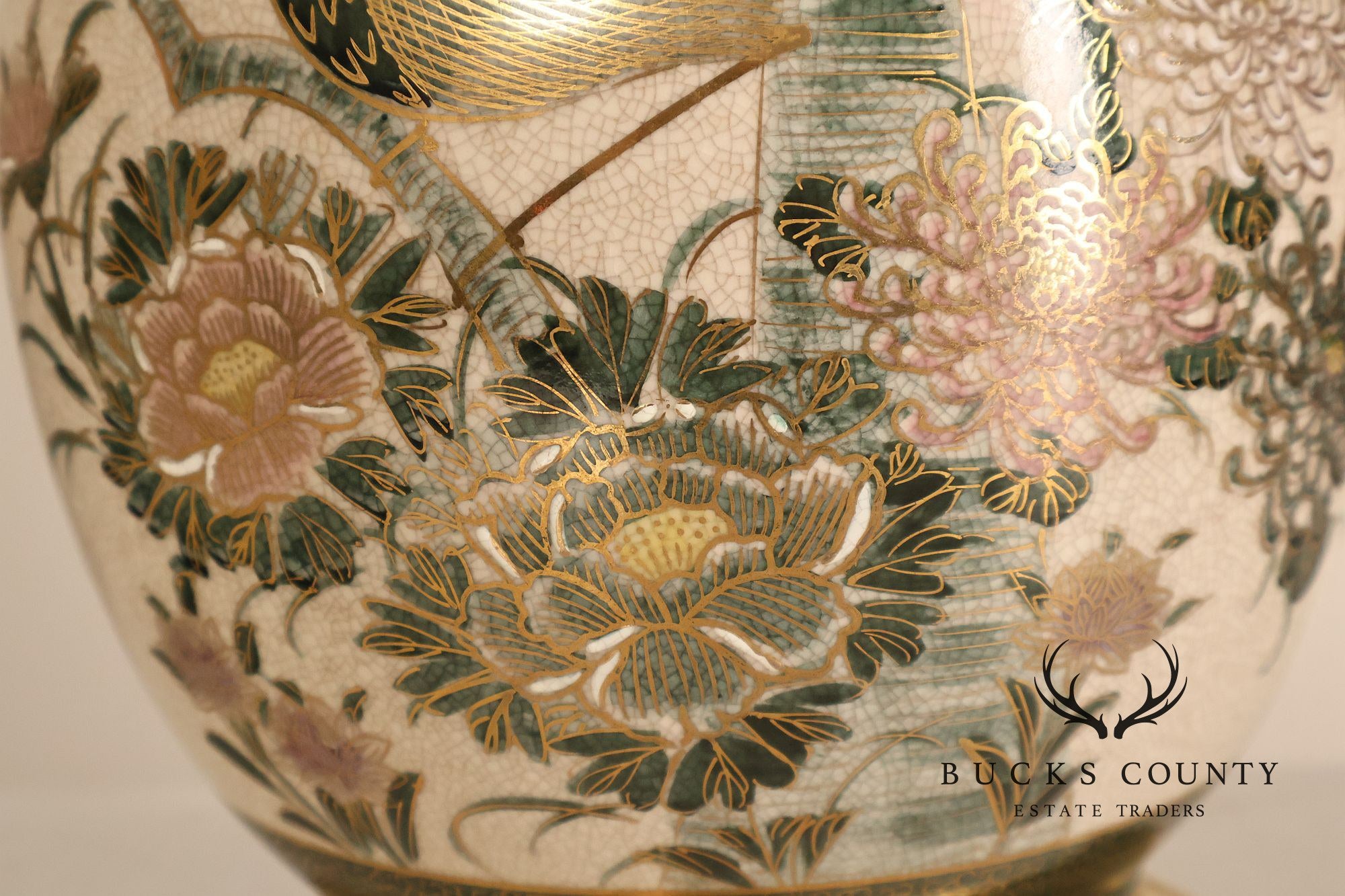 Japanese Style Porcelain Table Lamp