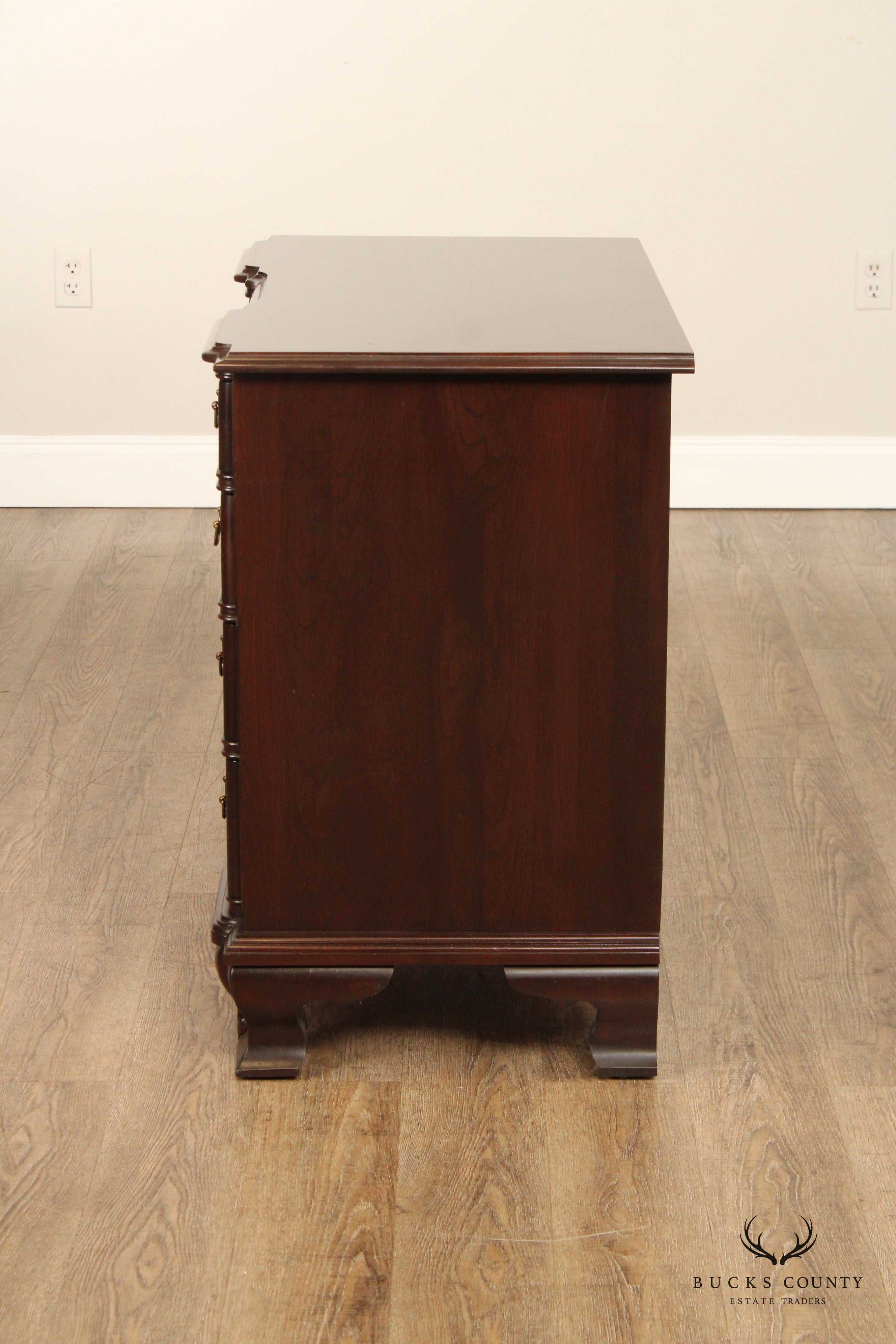 Ethan Allen 'Georgian Court' Cherry Blockfront Chest