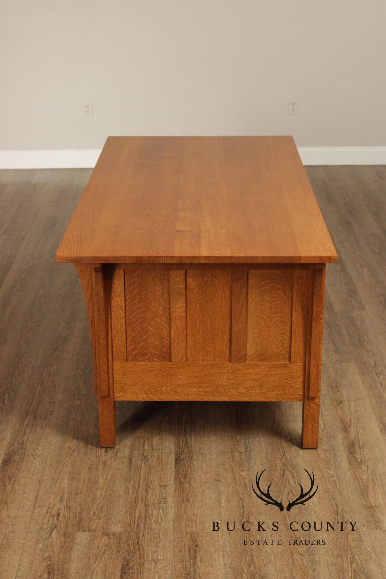 Stickley Mission Collection Oak Executive Desk