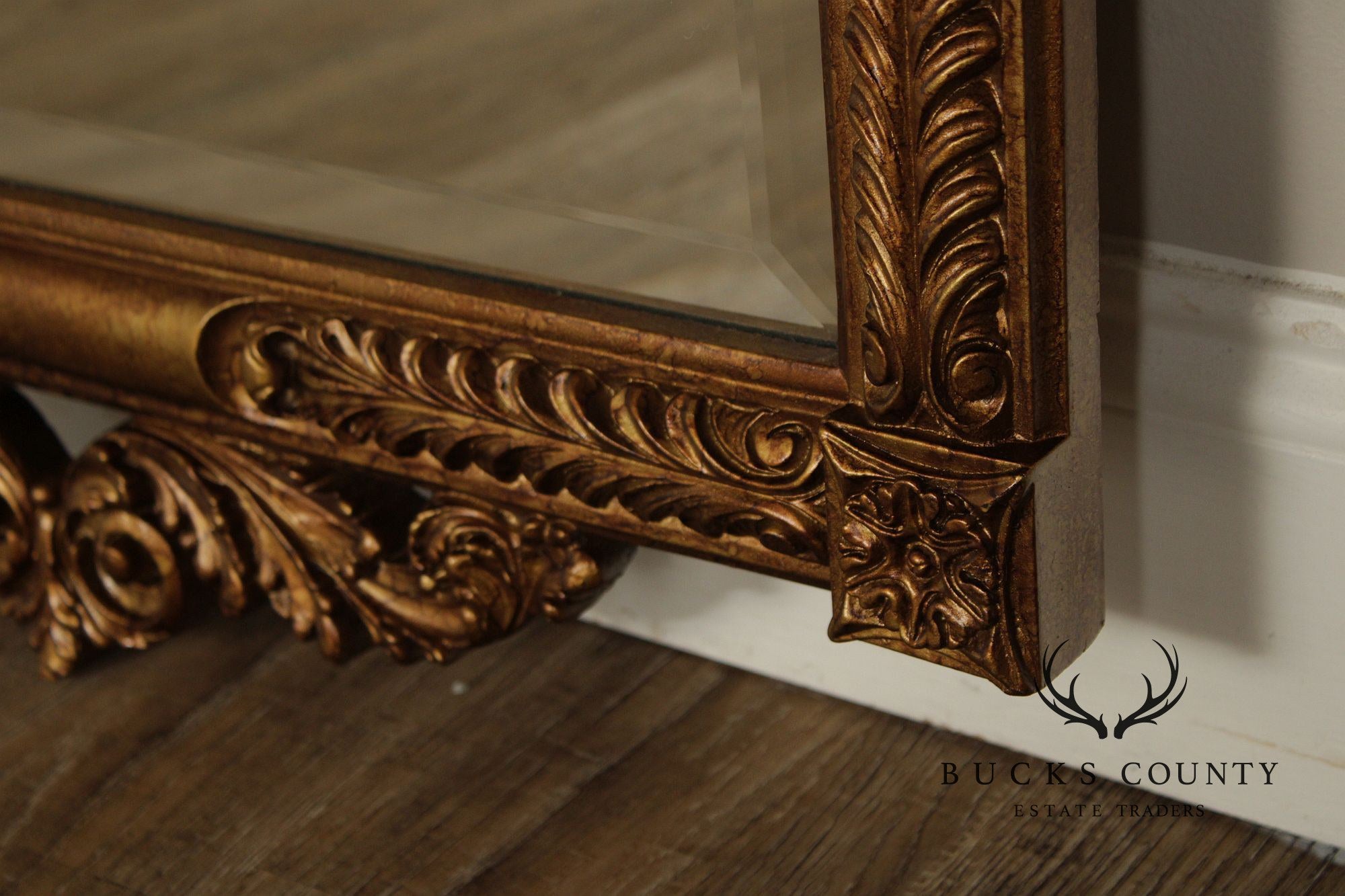 Rococo Style Gilt Carved Wall Mirror