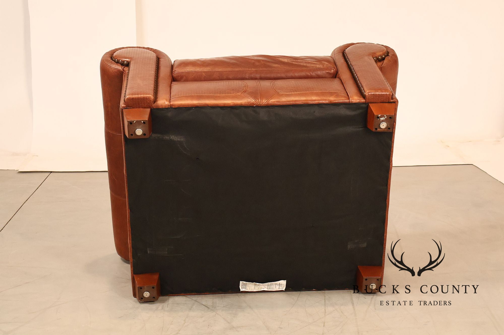 Stickley Santa Fe Leather Chair And Ottoman