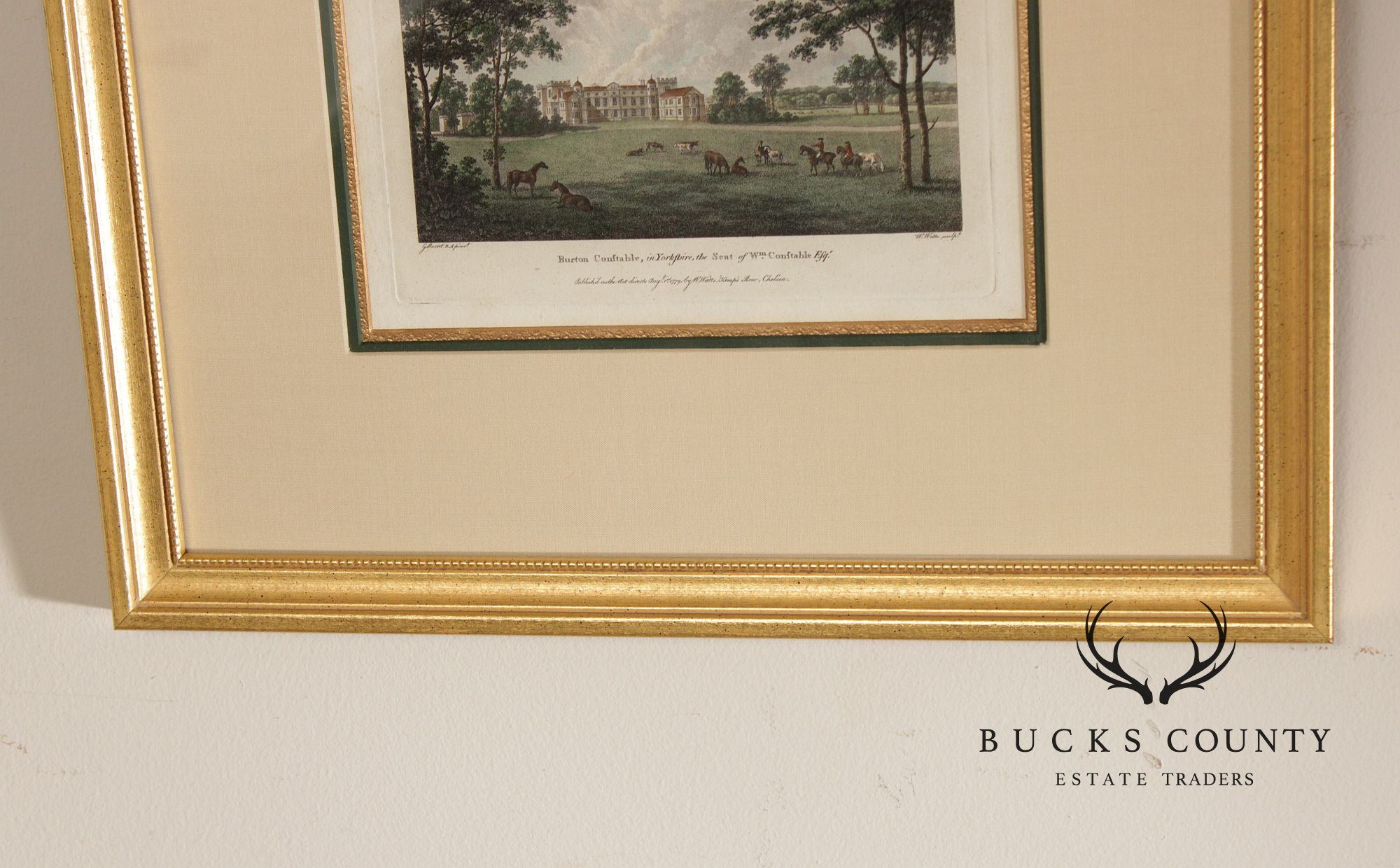 W. Angus Framed Print of English Estate