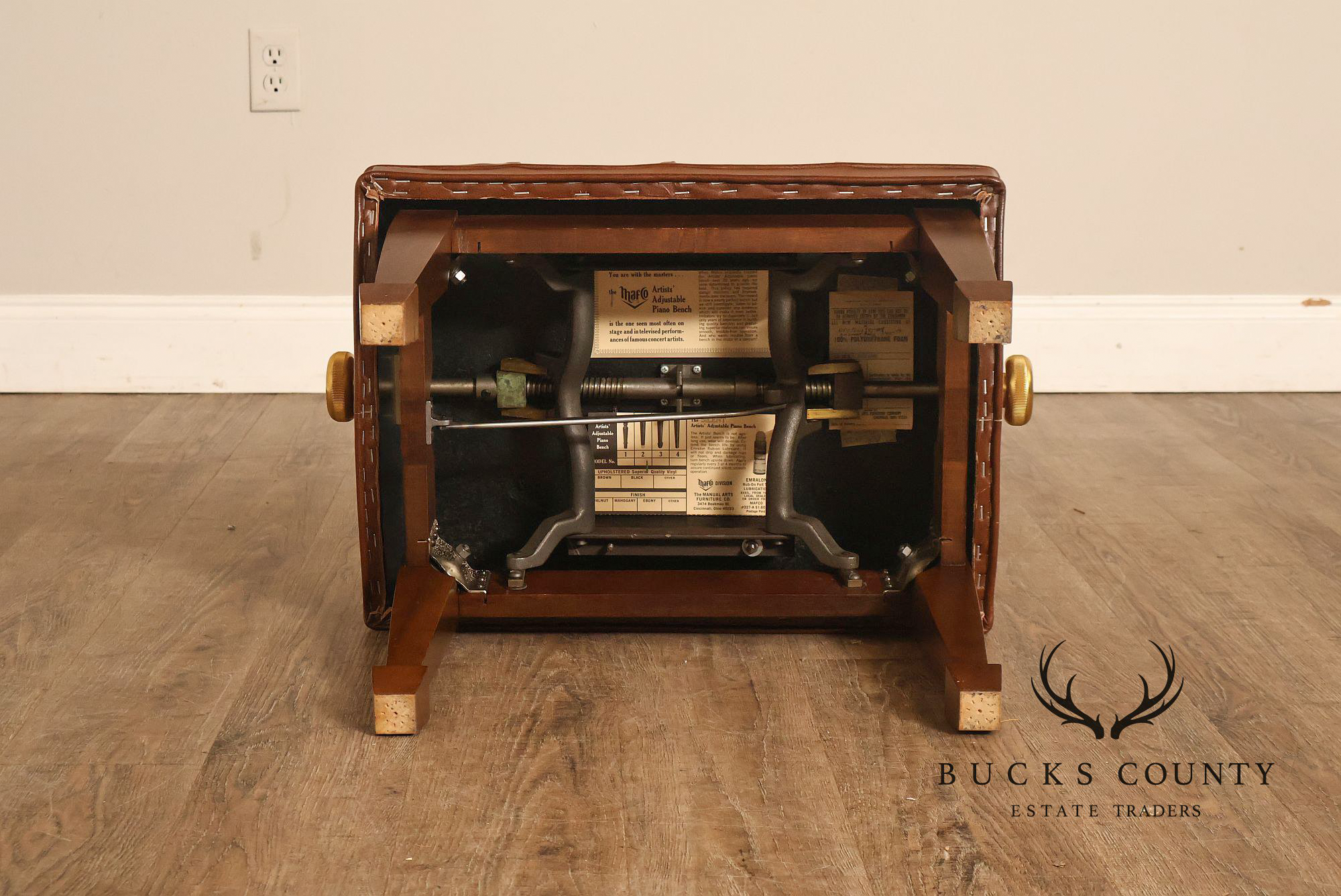 1929 Steinway & Sons Model M Vintage Walnut Grand Piano With Bench