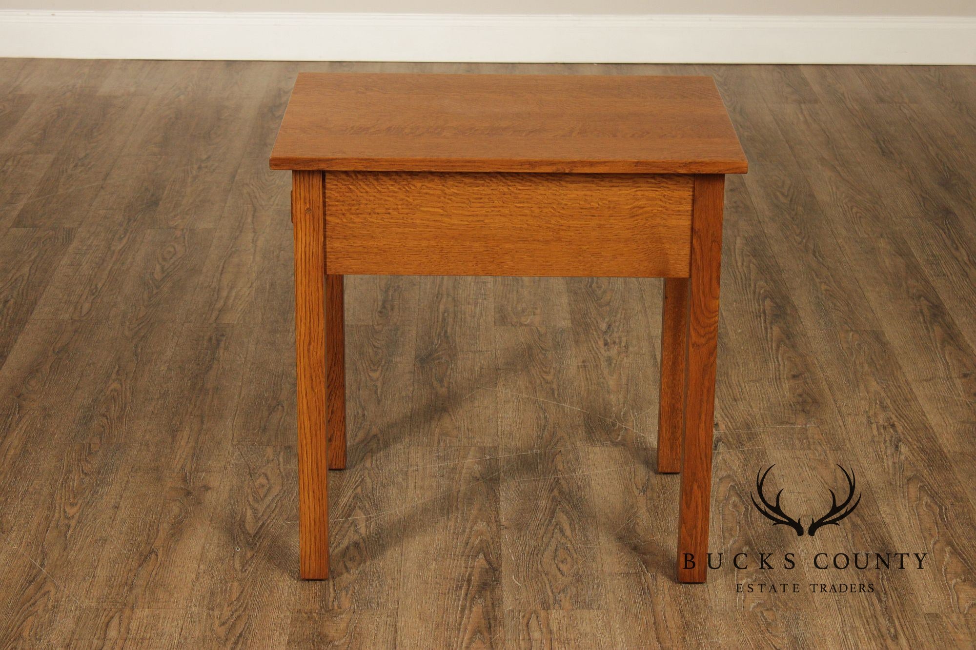 Stickley Mission Collection Oak Single Drawer End Table