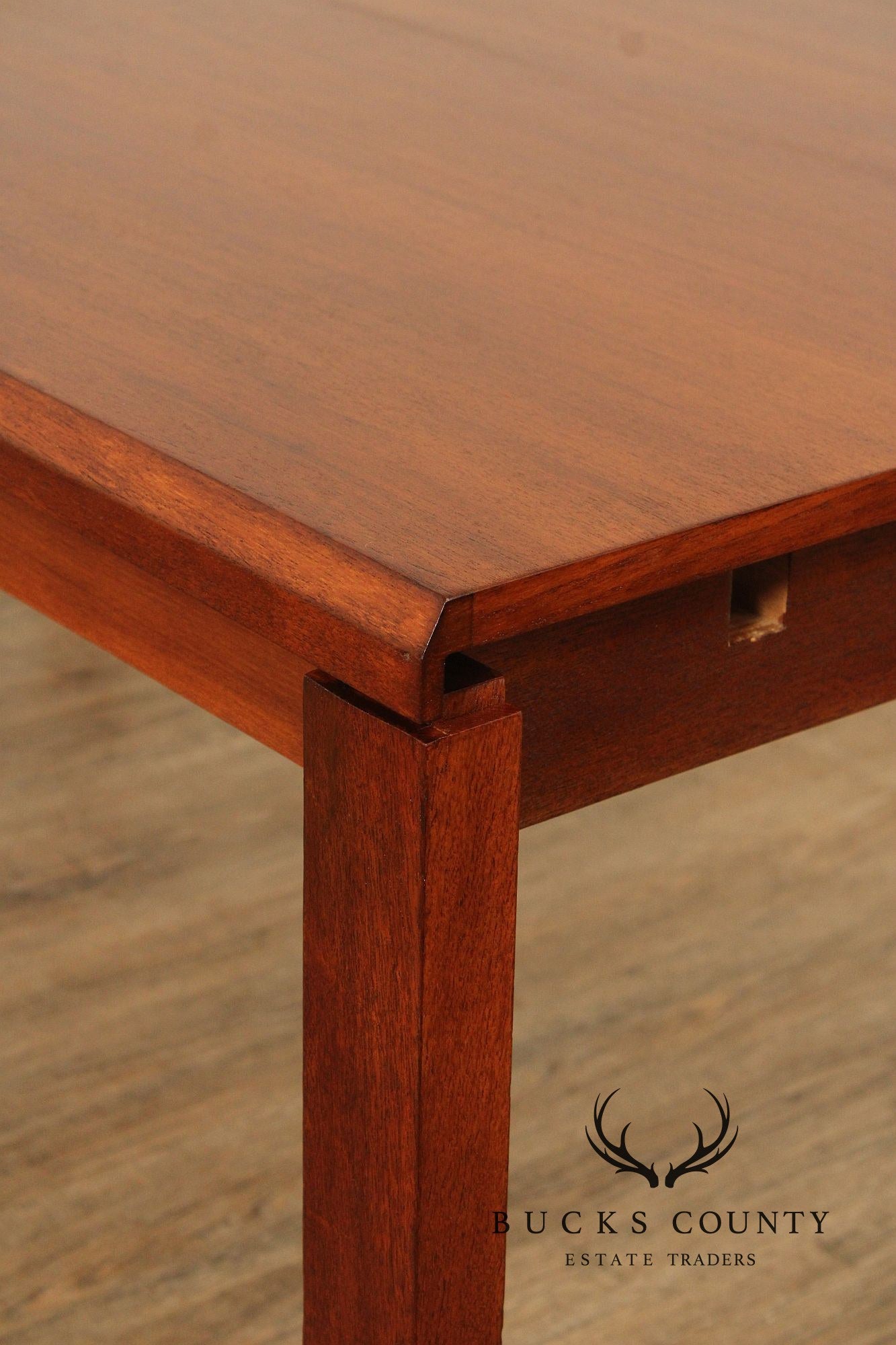 Moreddi Danish Modern Teak Draw-Leaf Dining Table