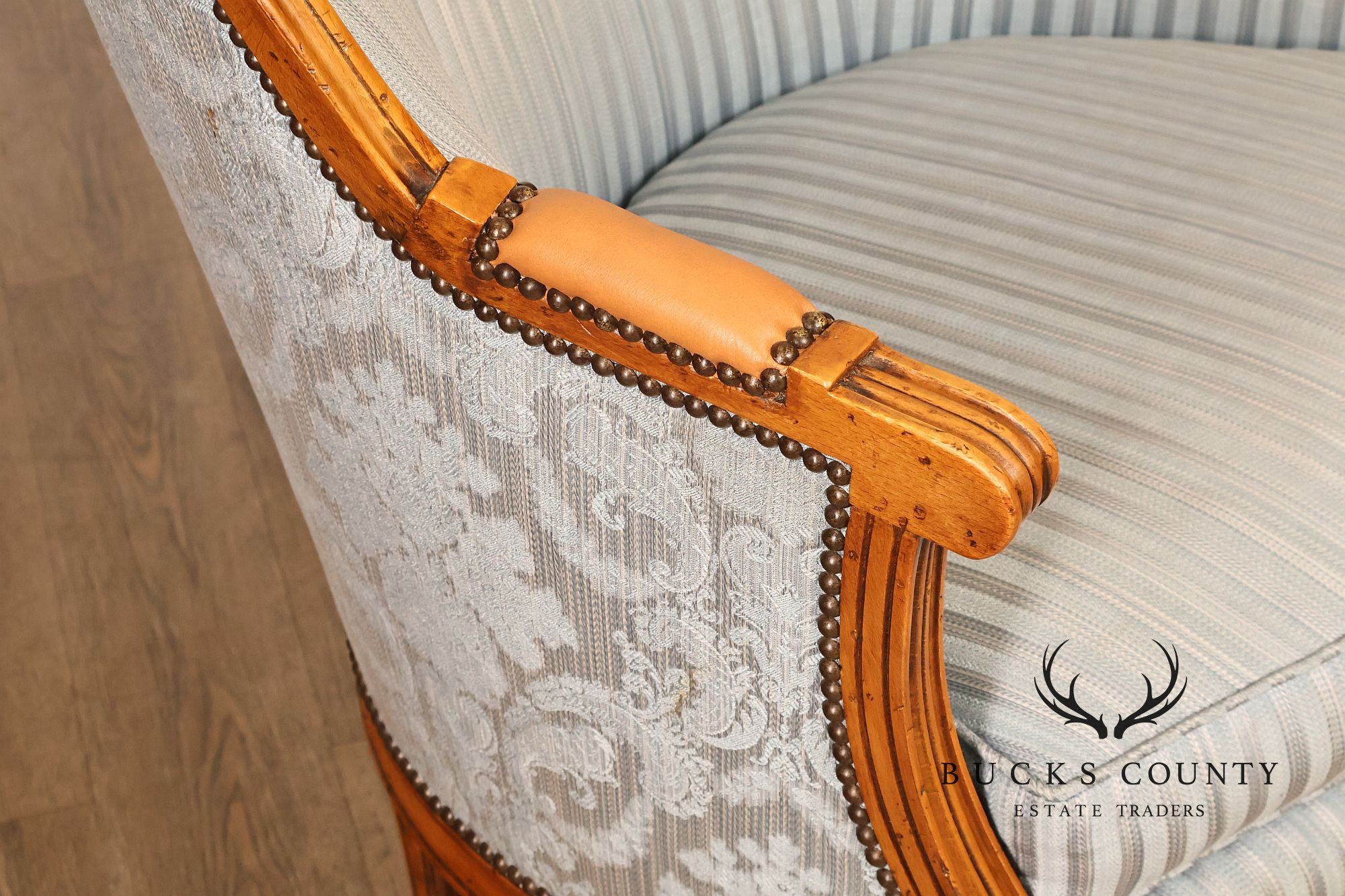 Baker Furniture Company French Louis XVI Style Bergere Chair