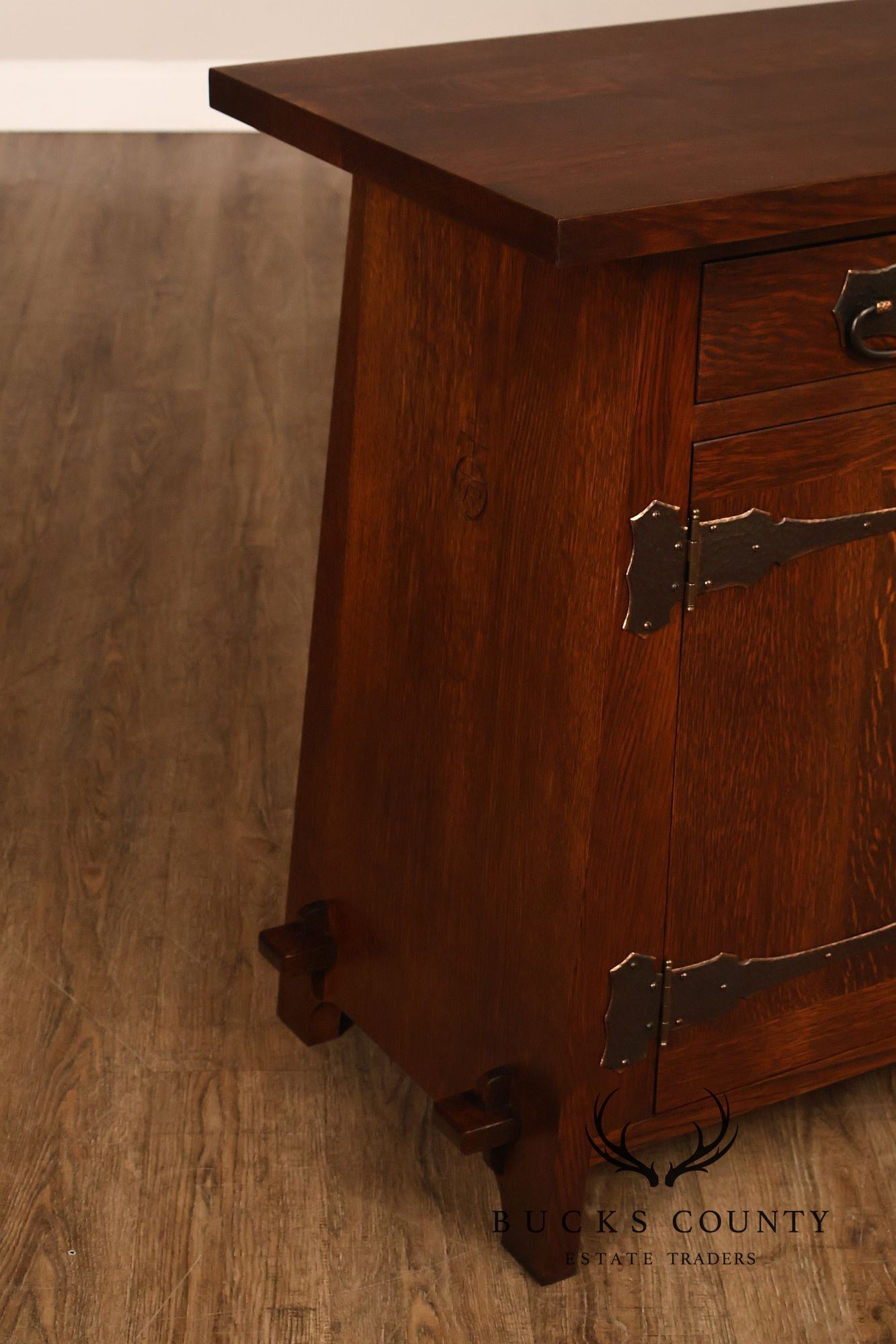 Stickley Roycroft Reissue Mission Oak Cellarette Cabinet