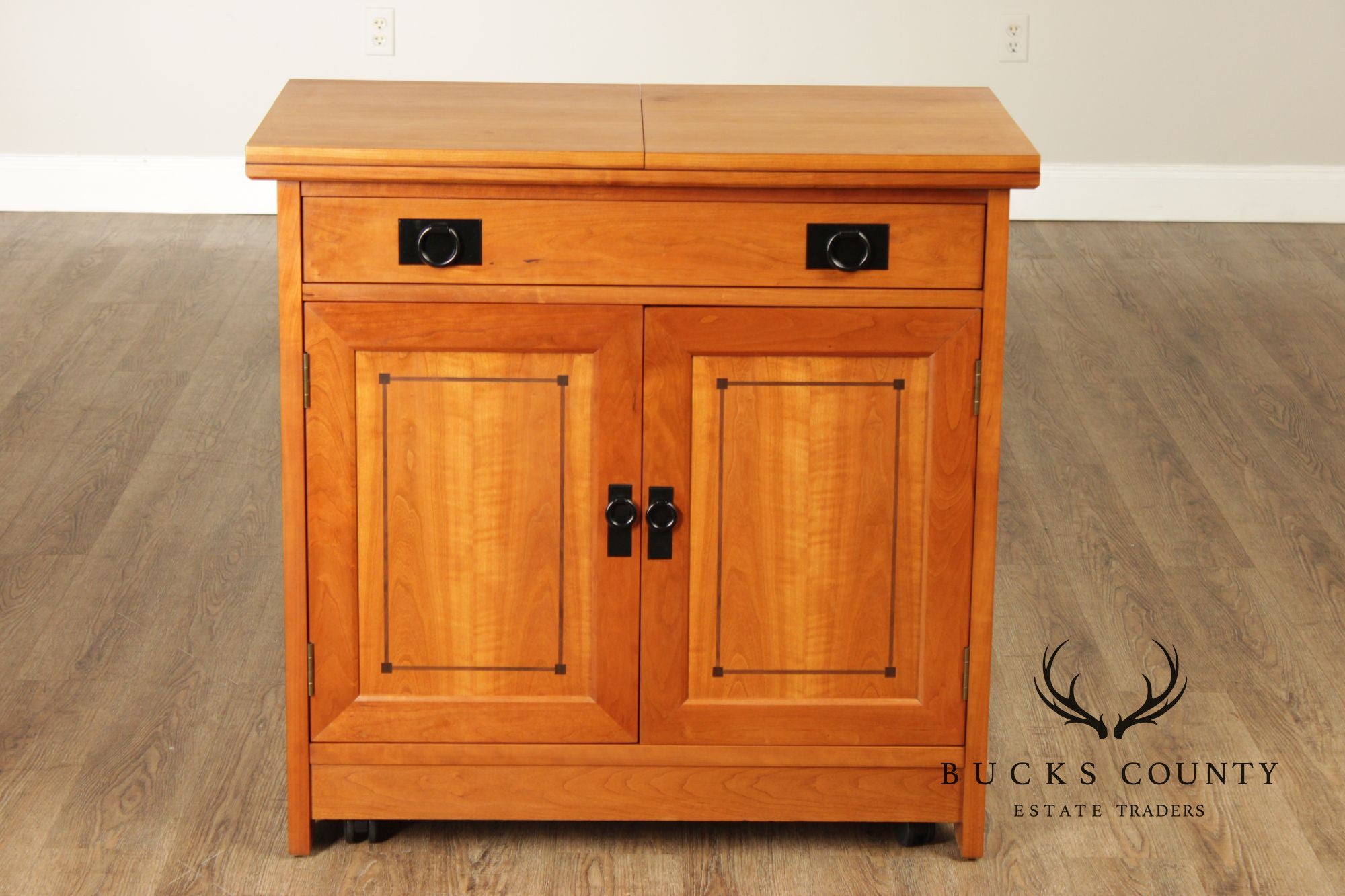 Stickley 21st Century Collection Cherry Mobile Server