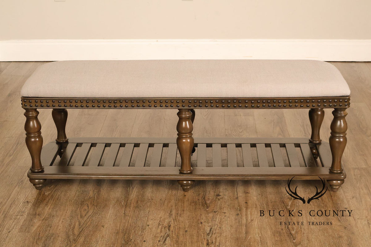Riverside 'Belmeade' Baluster Carved Bench