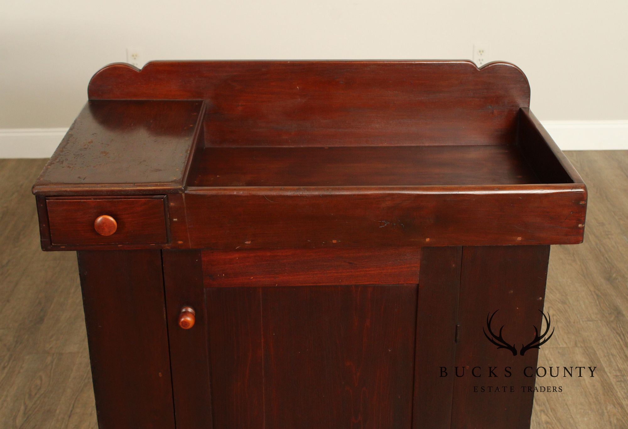 Antique Farmhouse Pine Dry Sink