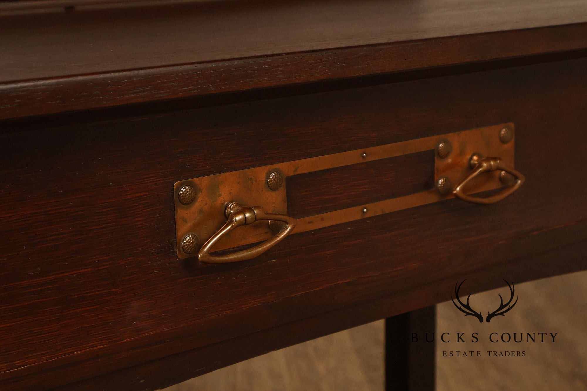 Antique Mission Oak Server Sideboard