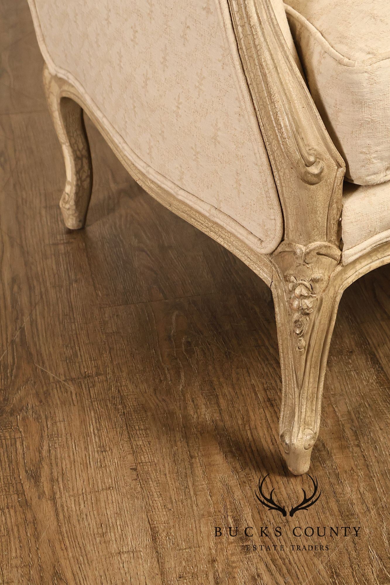 Pama Furniture Inc French Provincial Style Bergere Armchair