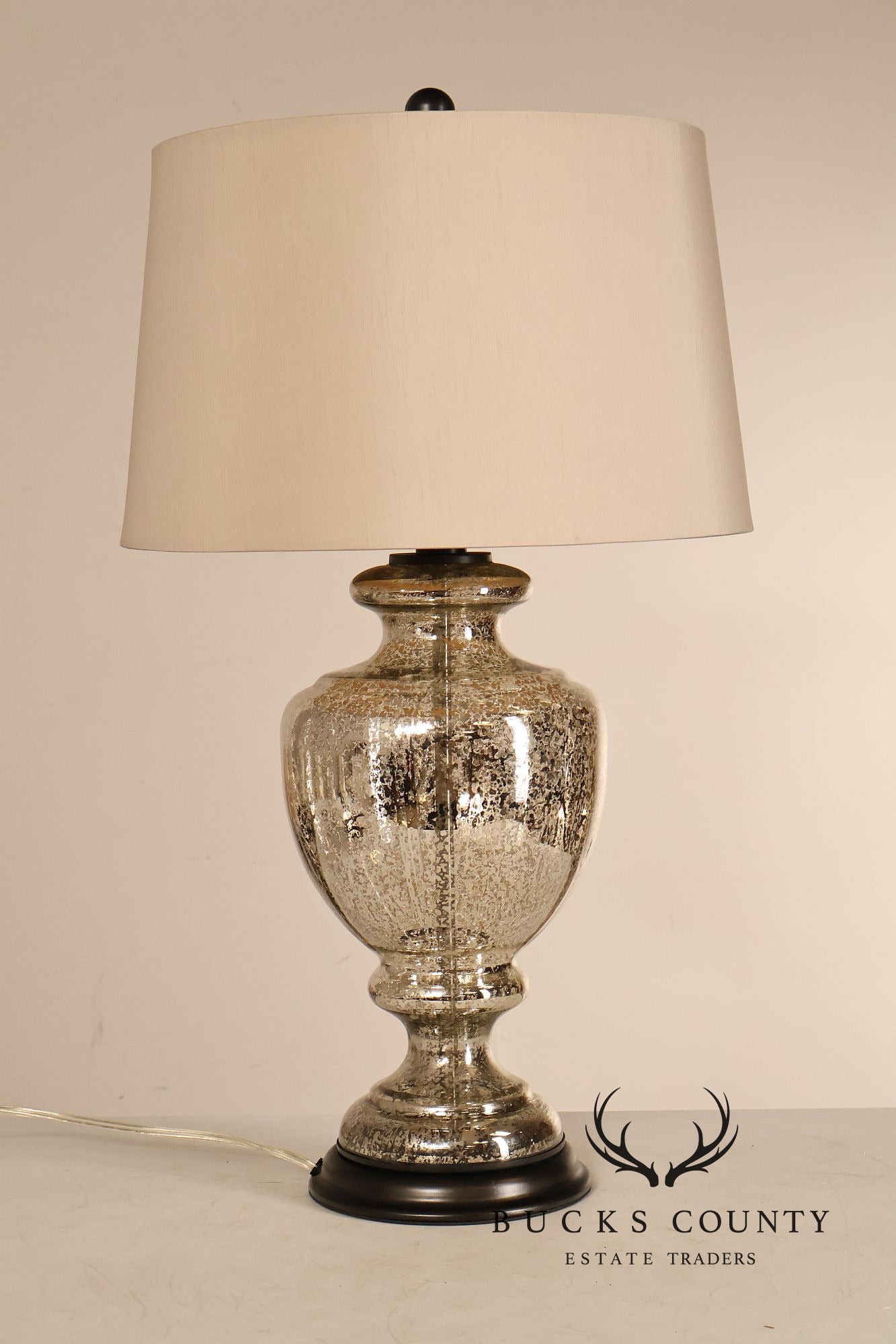 Contemporary Mercury Glass Table Lamp