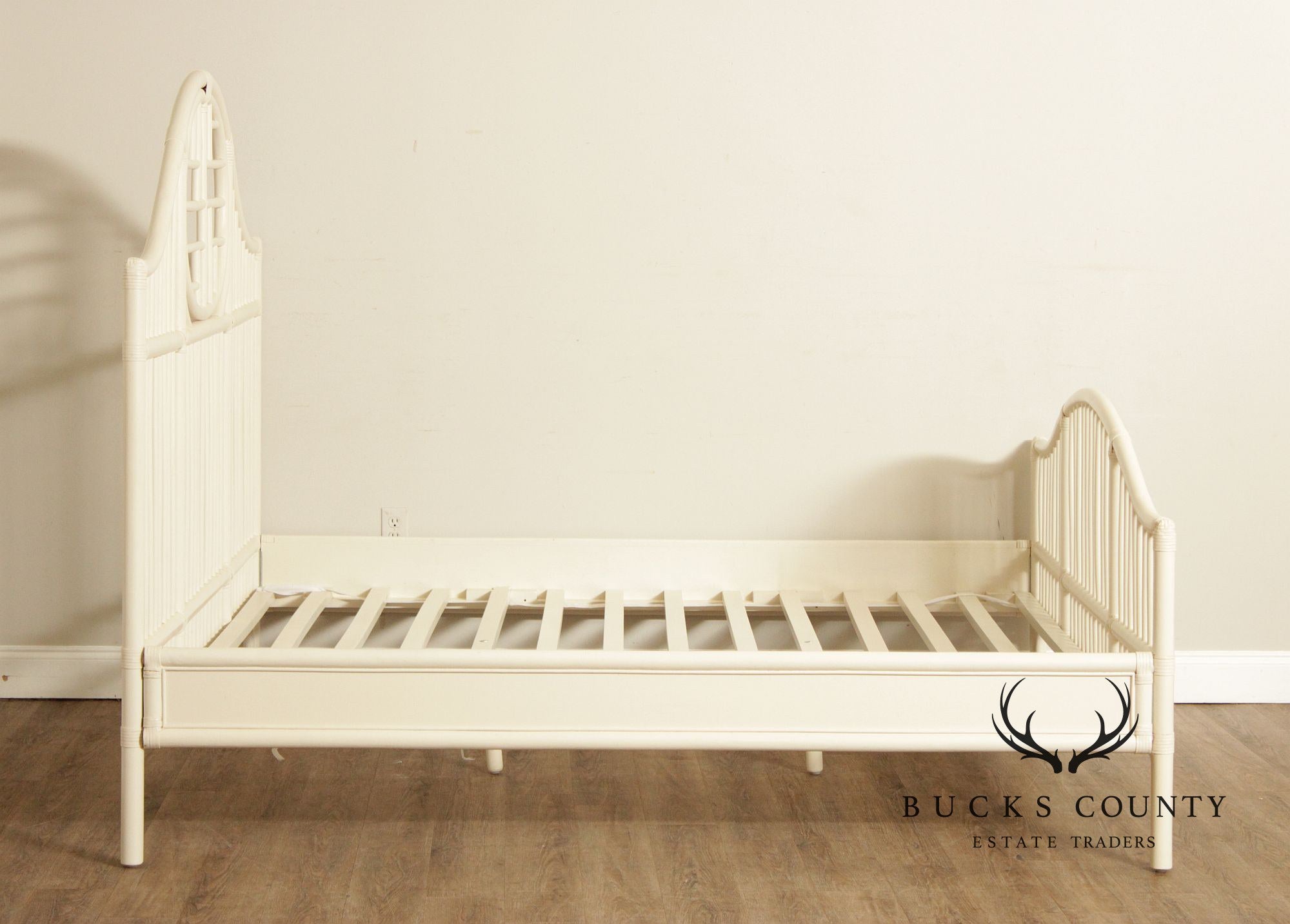 Serena & Lily King Size Cassia Rattan Bed Frame