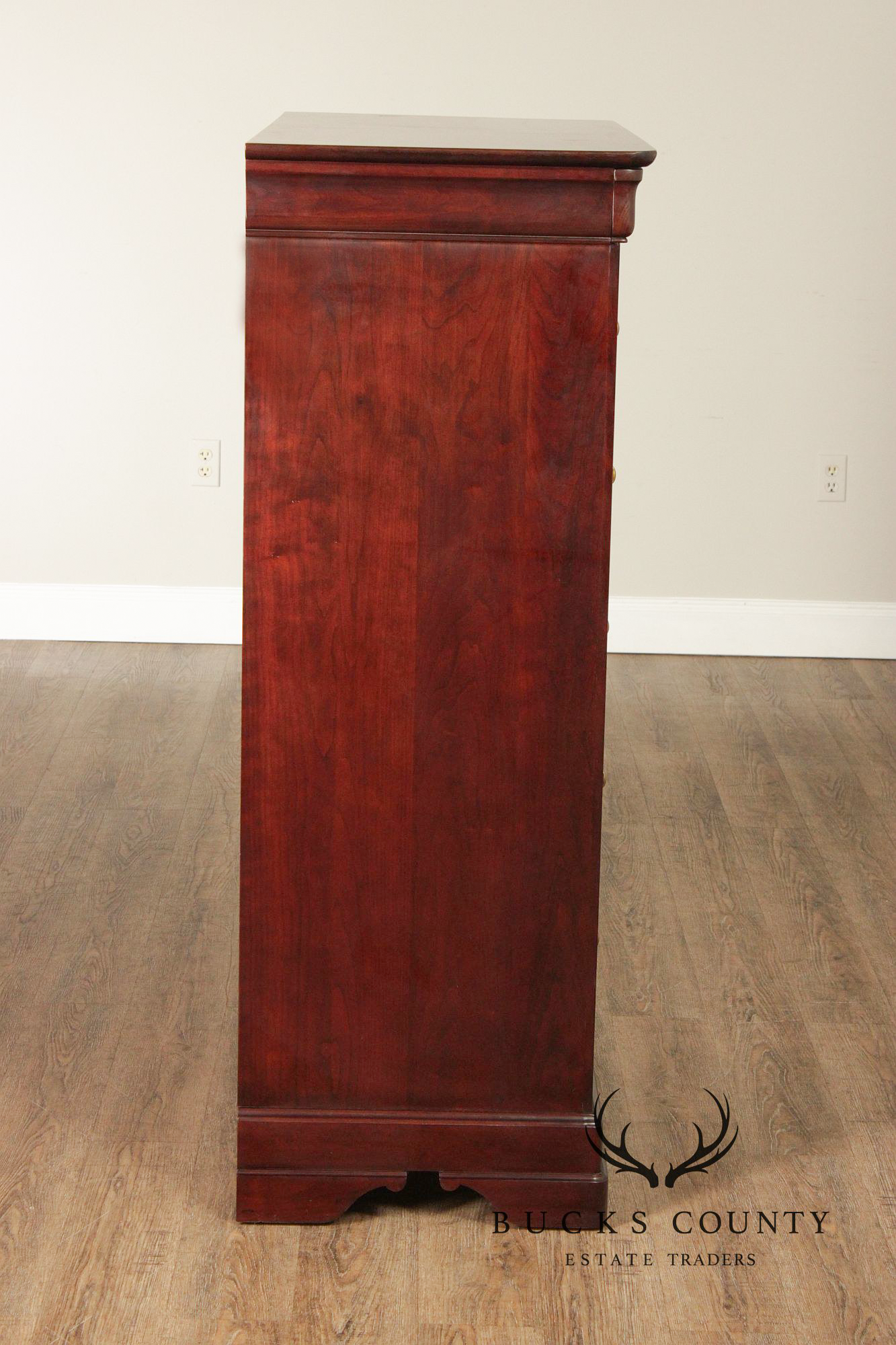 Stickley Marseilles Louis Philippe Style Cherry Tall Chest