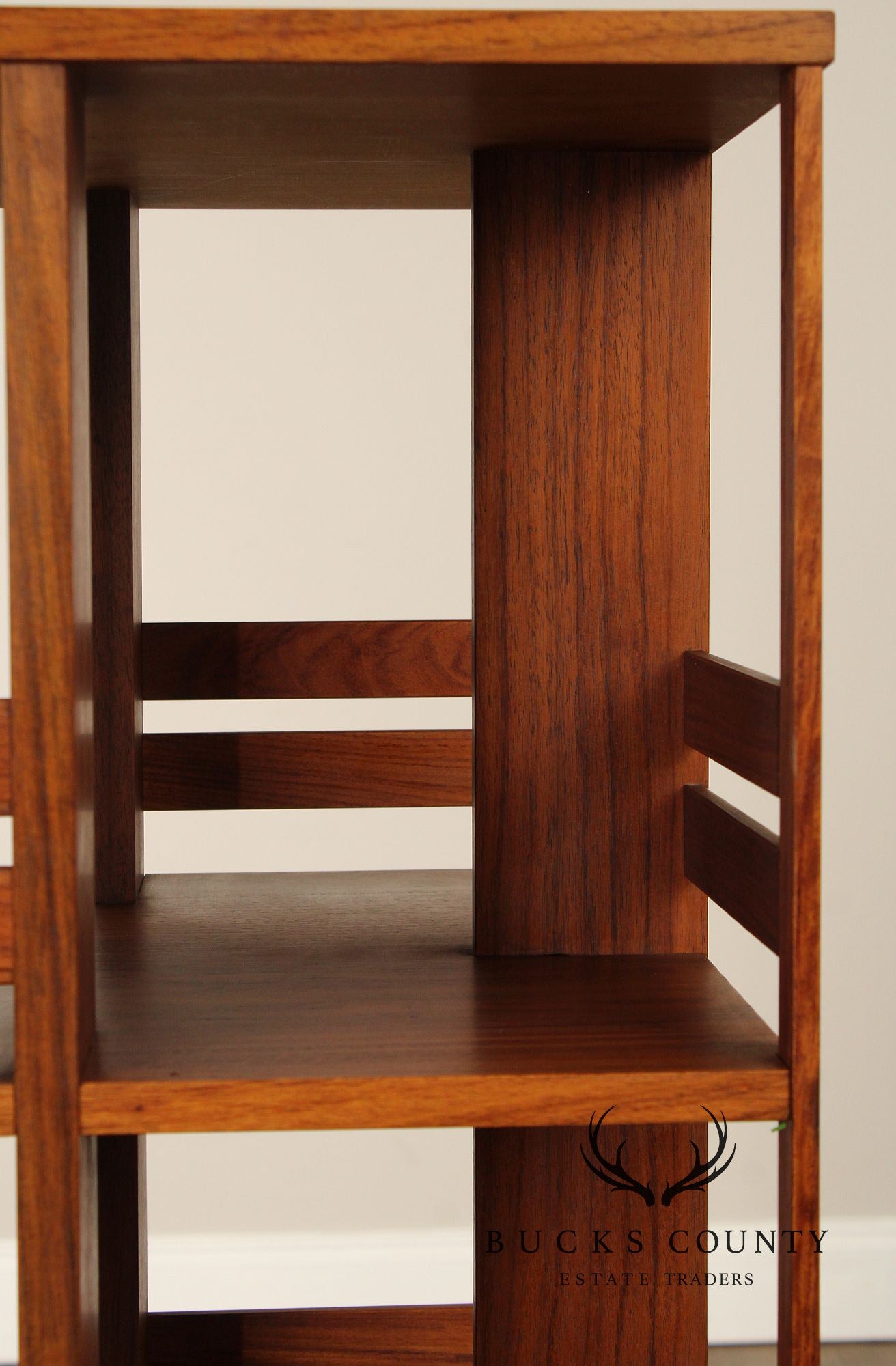 Danish Modern Teak Revolving Bookcase