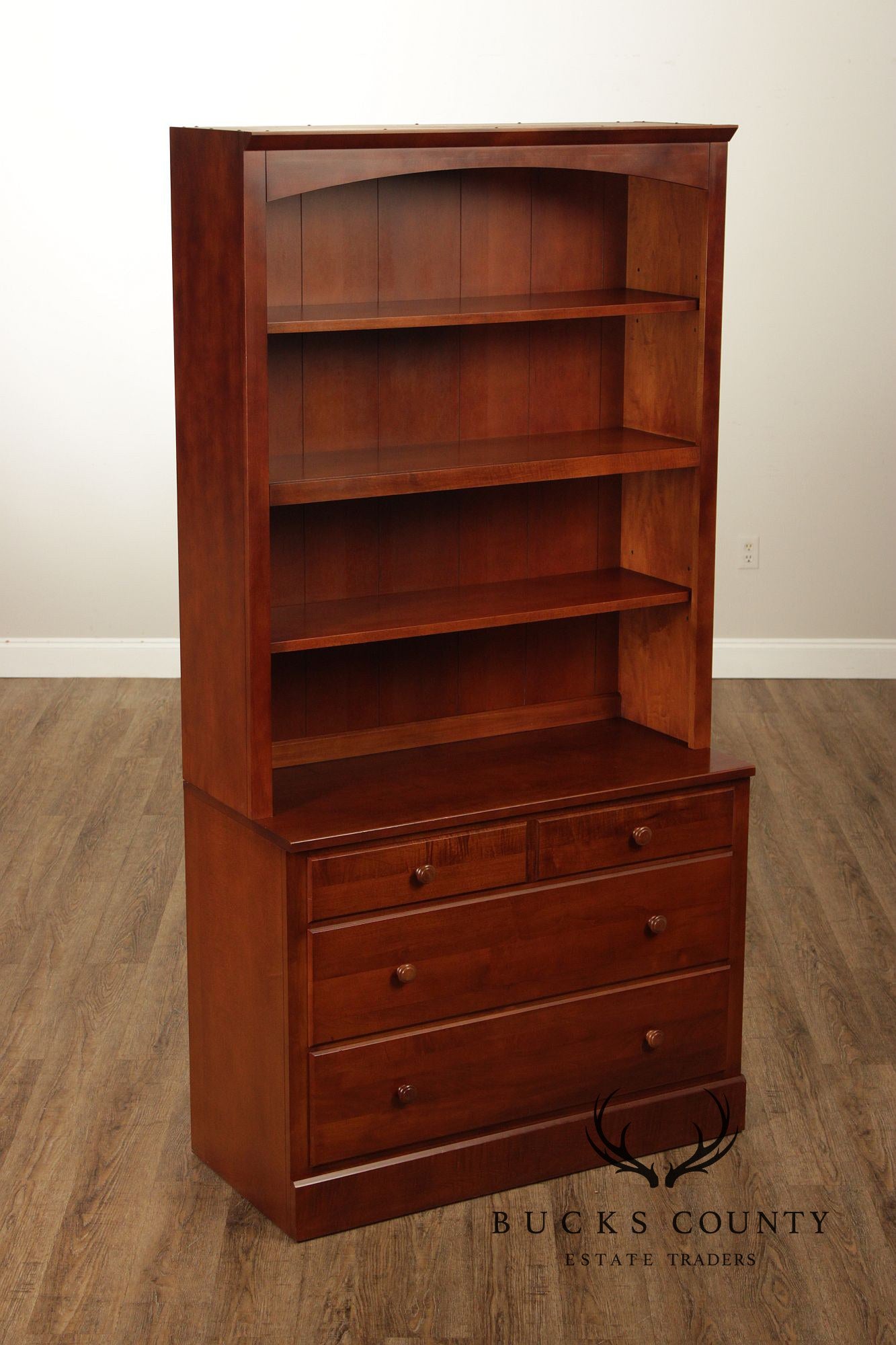 Ethan Allen 'Country Colors' Pair of Bookcases