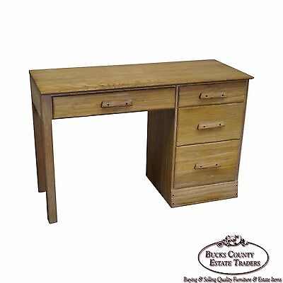 Brandt Ranch Oak Rustic Southwest Style Writing Desk (A)