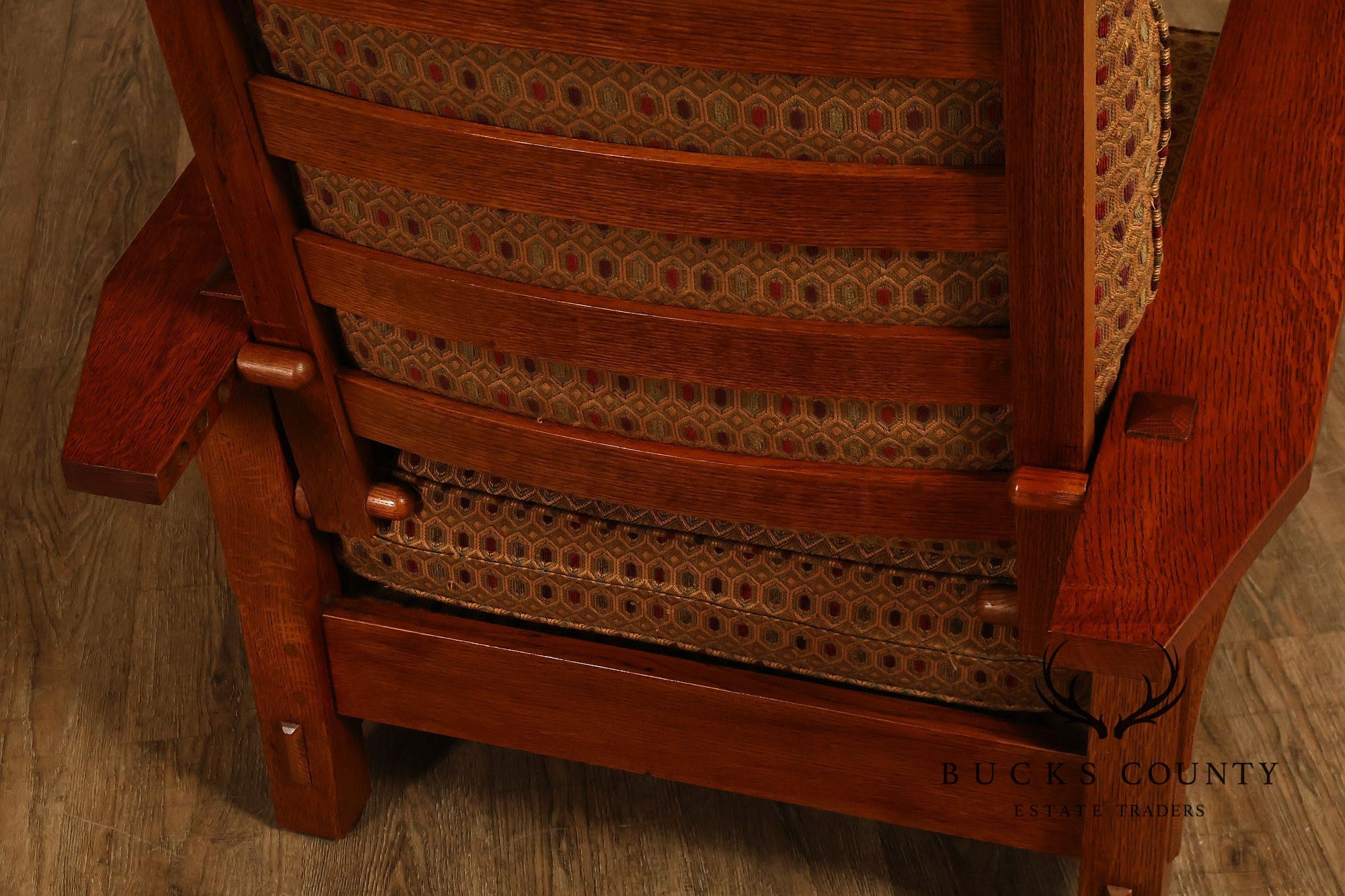 Stickley Mission Collection Oak Spindle Morris Chair