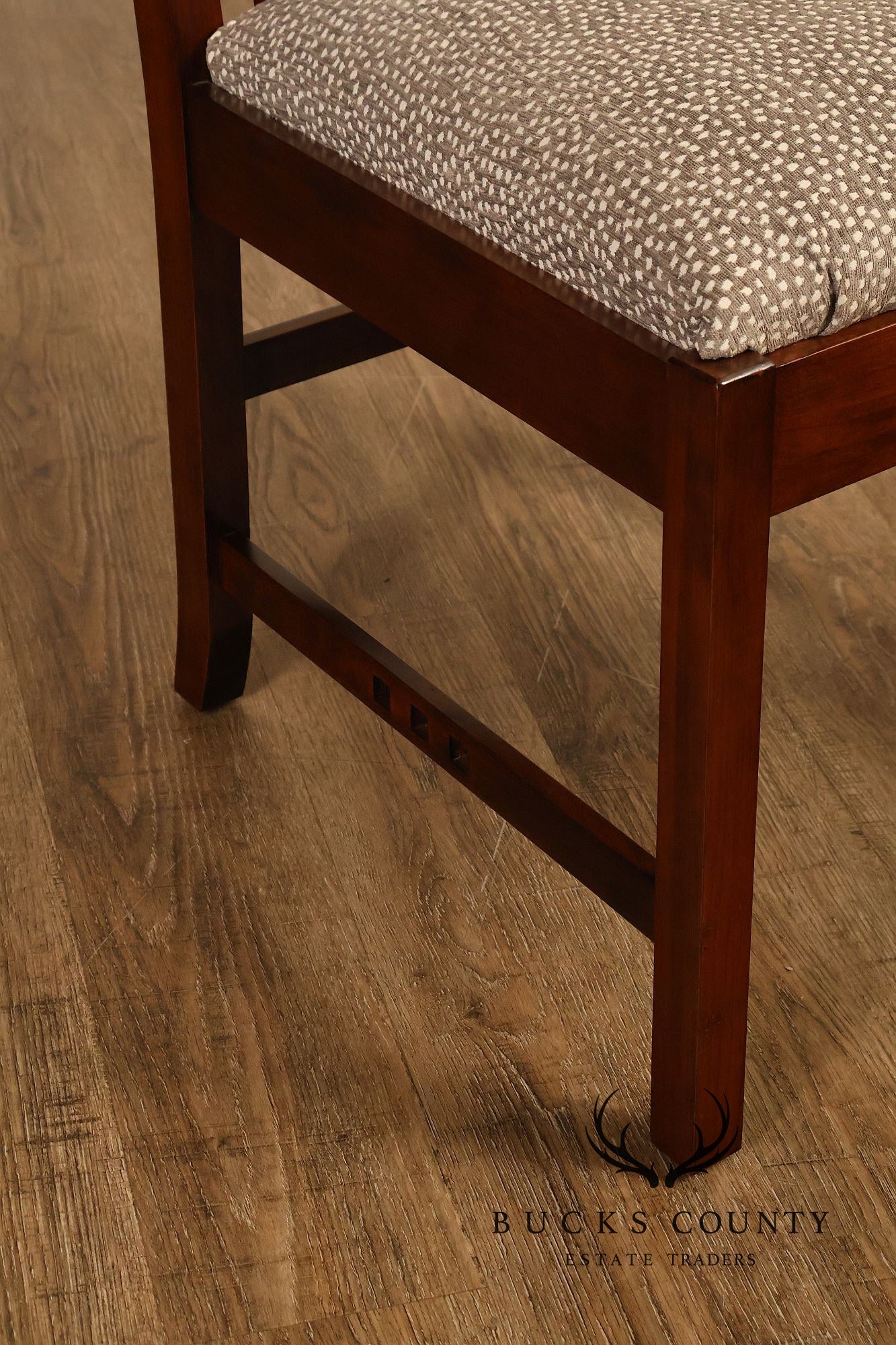 Stickley 21st Century Collection Set Of Six Lattice Back Dining Chairs