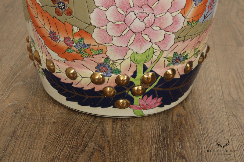 Chinese Enameled Porcelain Garden Stool