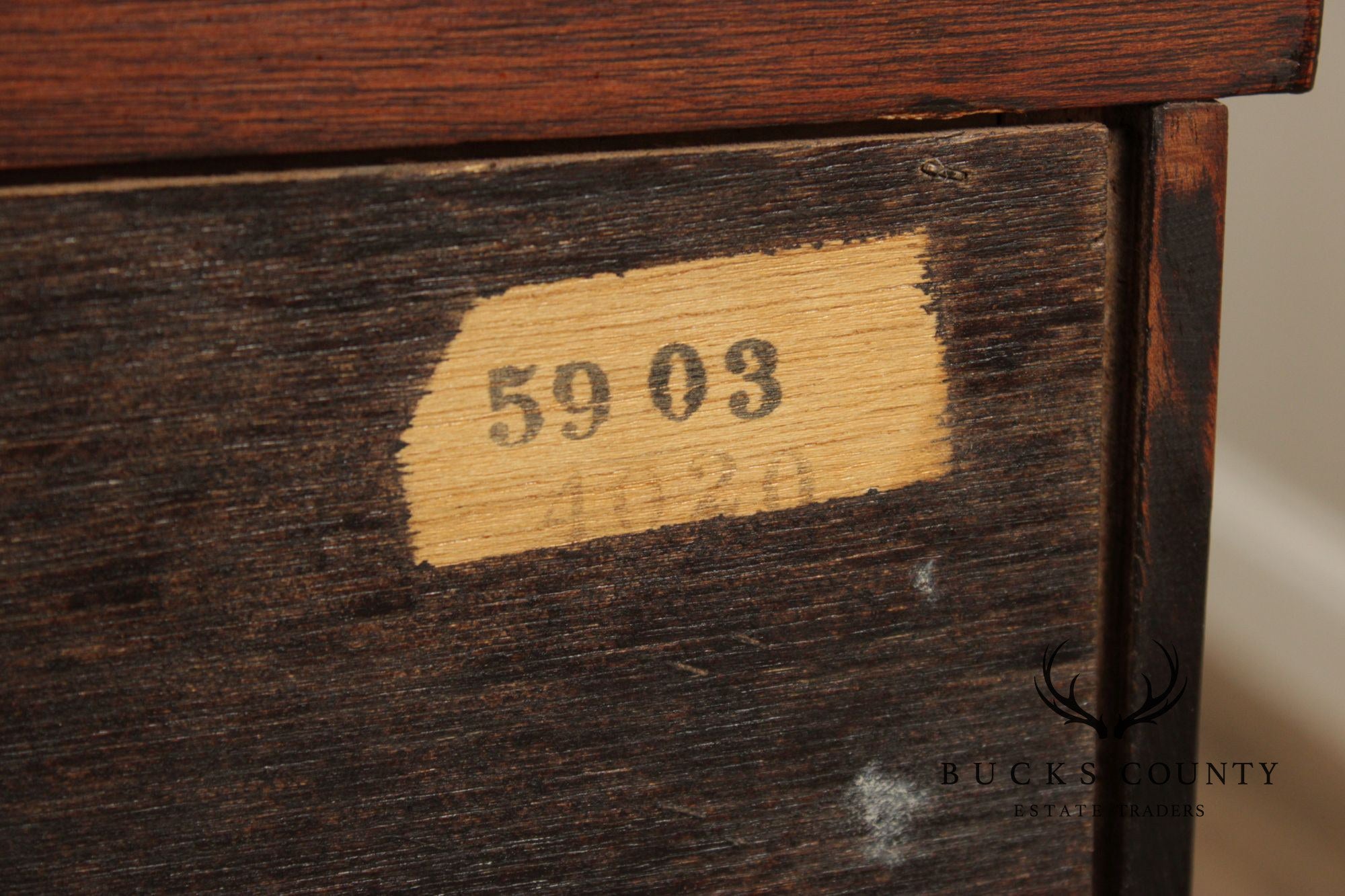 Baker Chippendale Style Mahogany Triple Dresser