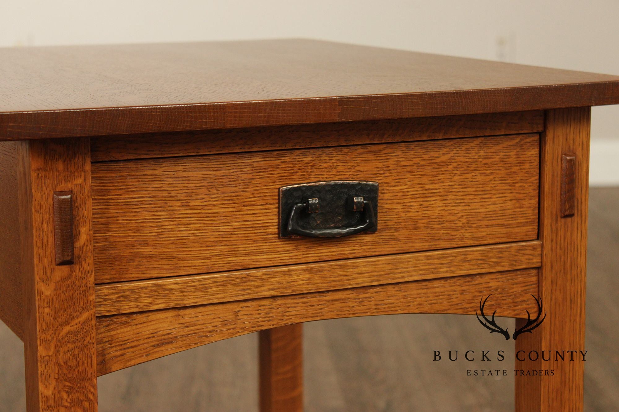 Stickley Mission Collection Oak Single Drawer End Table