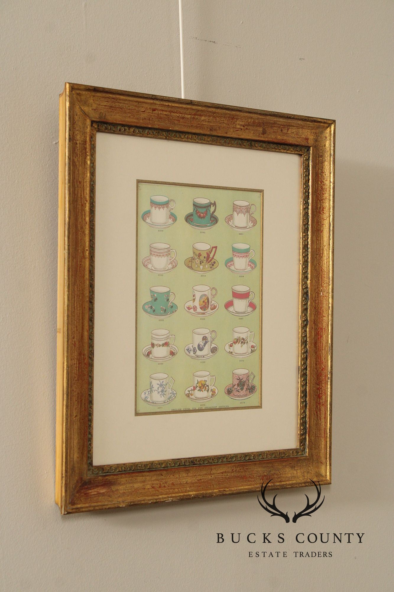 English China Tea and Breakfast Services Framed Print