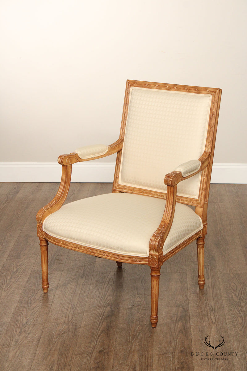 Trouvailles Furniture Inc. French Louis XVI Style Armchair