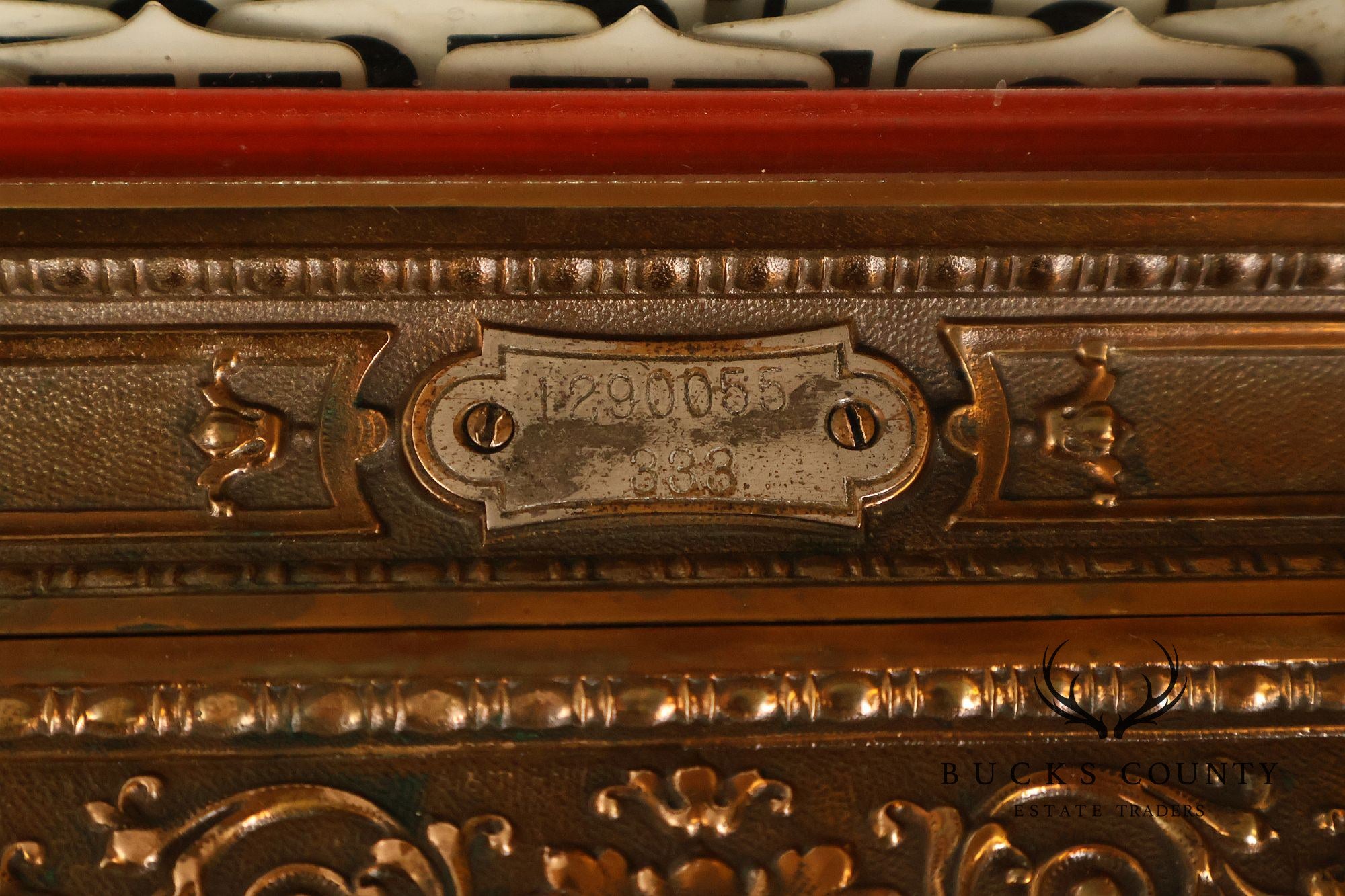 National Cash Register Model 333 Brass Cash Register