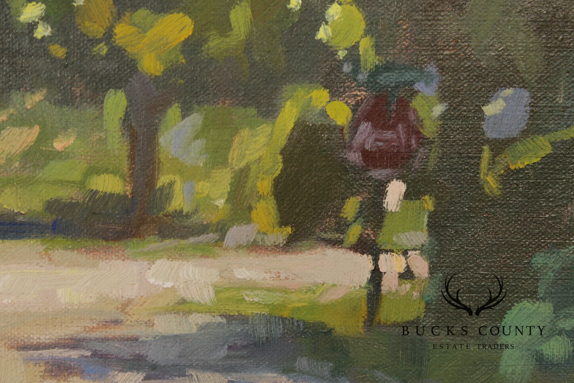 Colin Page Contemporary Landscape Oil Painting, 'Crossing'