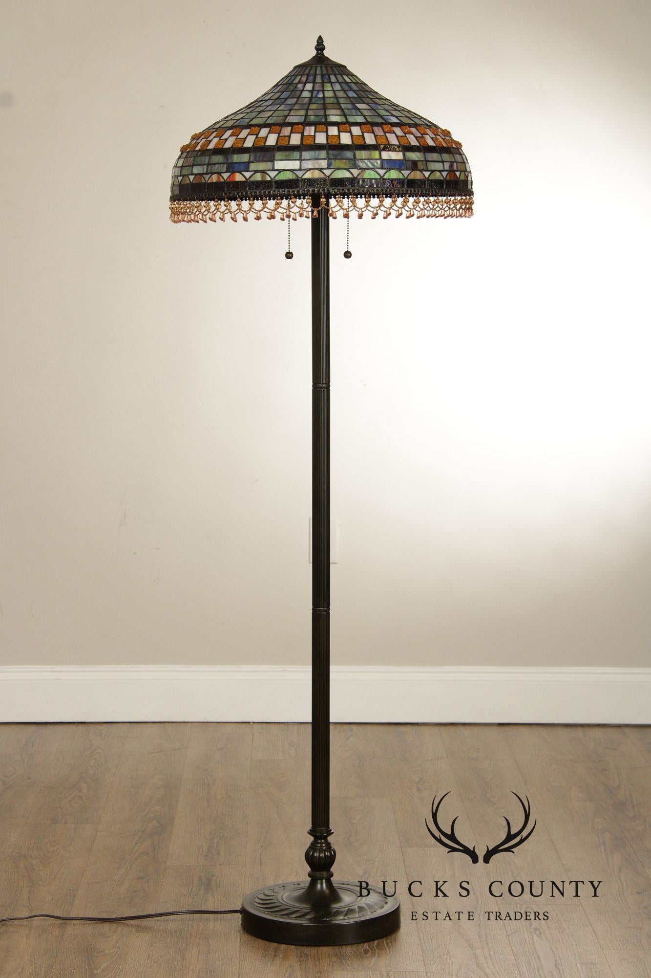 Tiffany Style Art Glass Floor Lamp