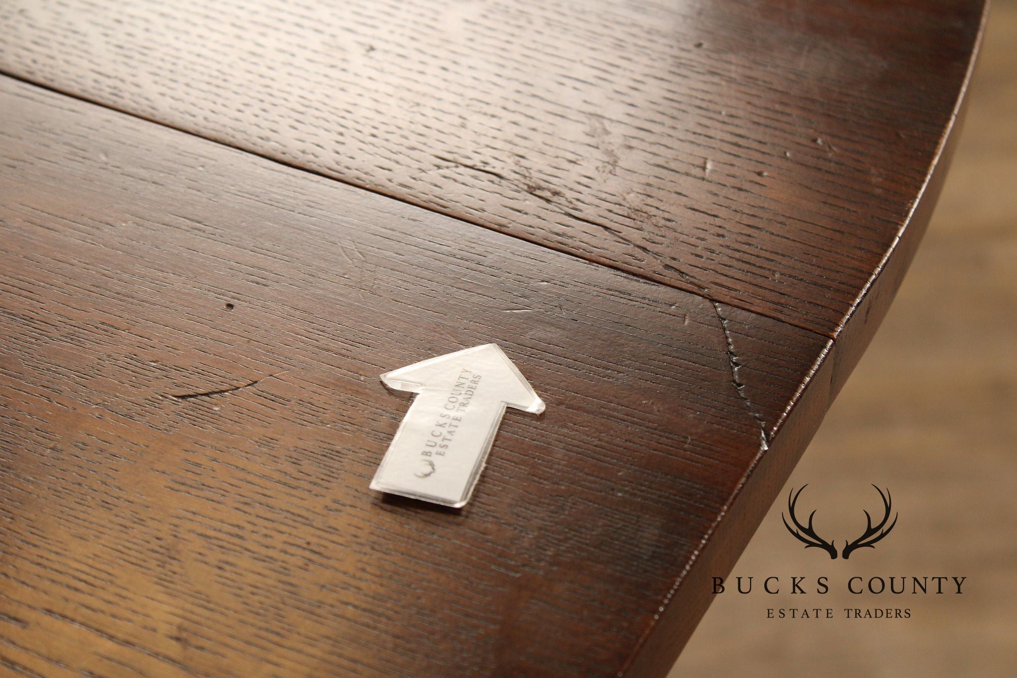 Stickley Mission Collection Oak Round Pedestal Dining Table