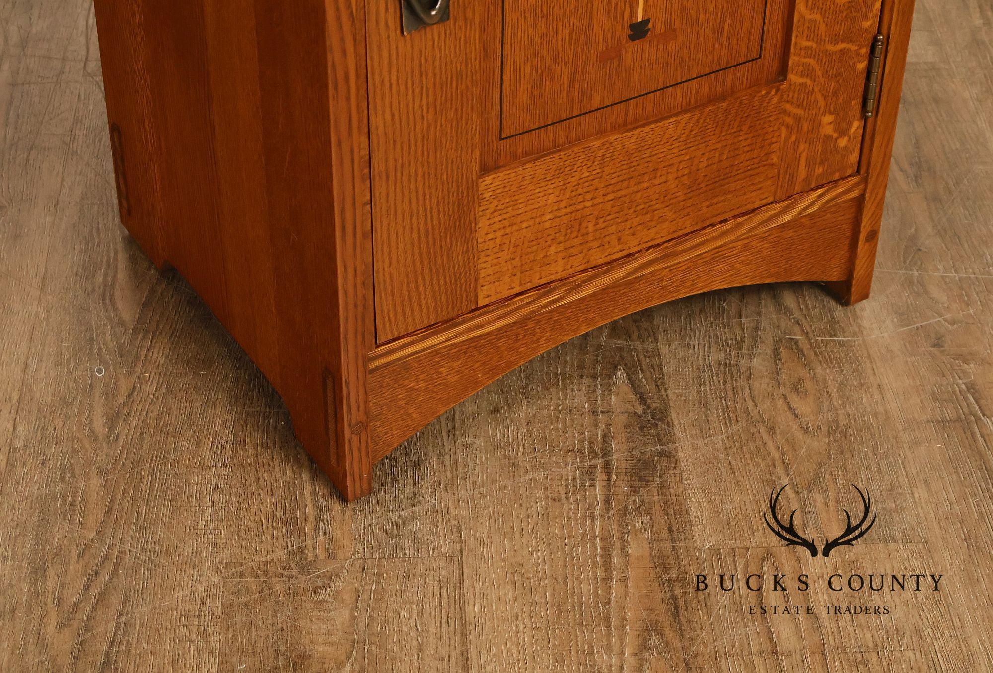 Stickley Mission Oak Harvey Ellis Inlaid Nightstand