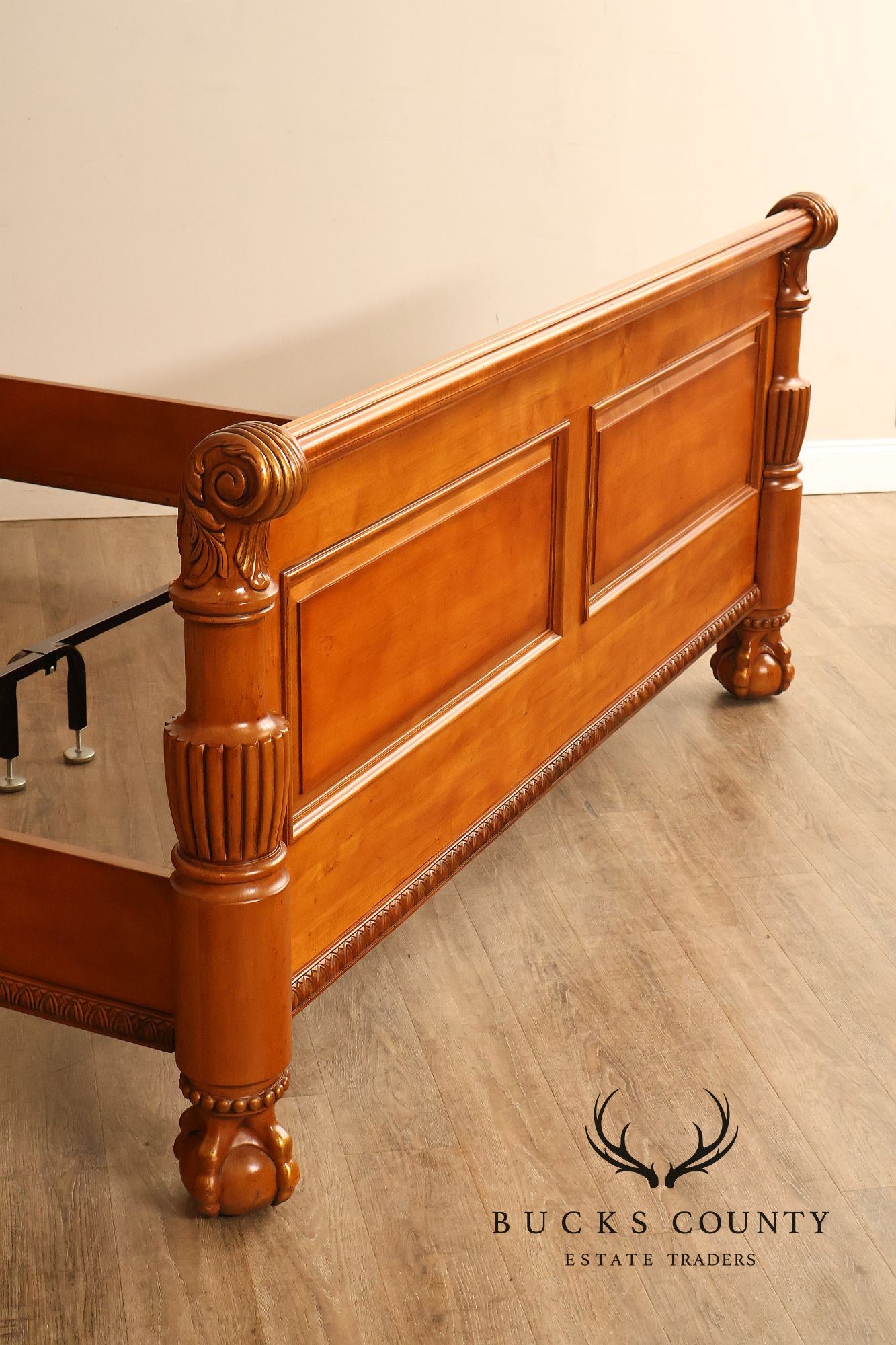 Century Furniture Continental Style King Size Sleigh Bed