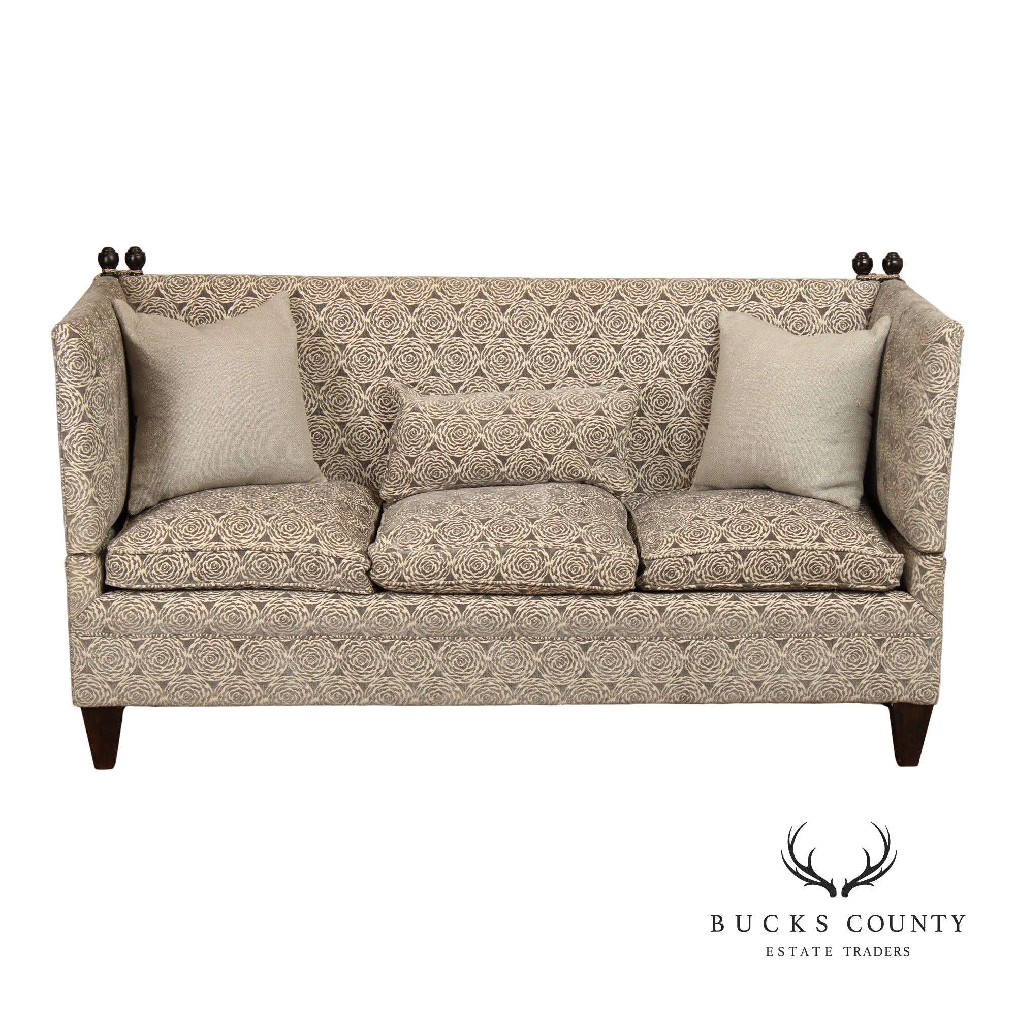 Custom Quality Modern Upholstered Knole Style Sofa