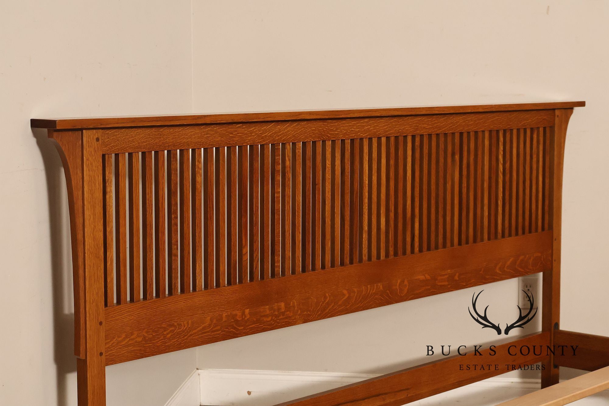 Stickley Mission Collection King Size Spindle Bed