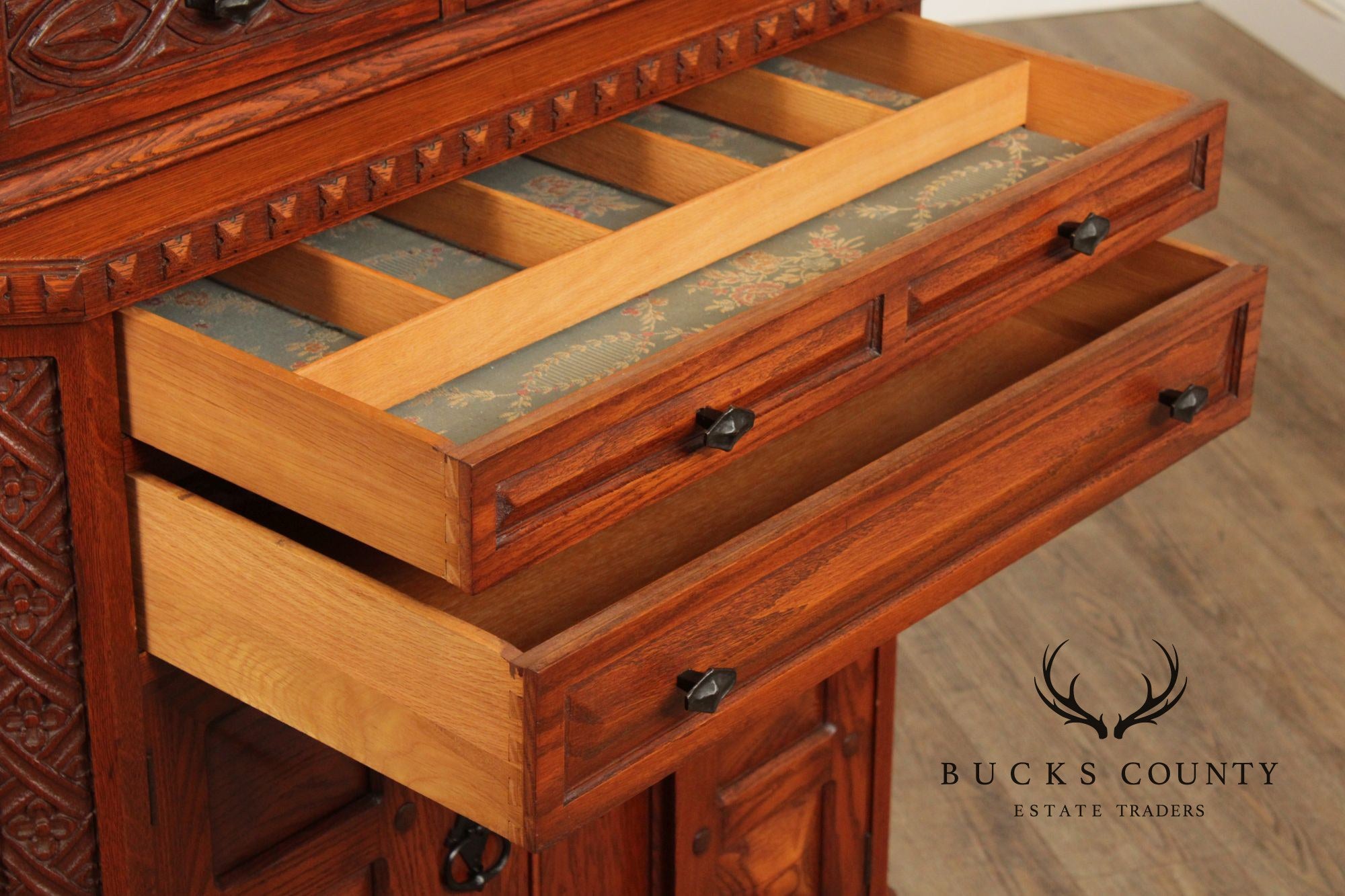 Romweber Viking Oak Buffet Cabinet