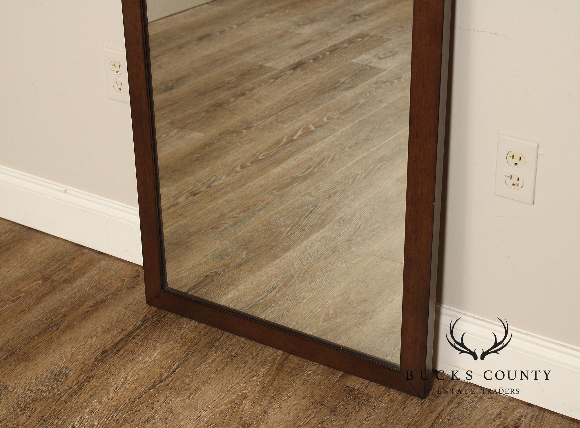 John Widdicomb Adam Style Mahogany And Partial Gilt Wall Mirror