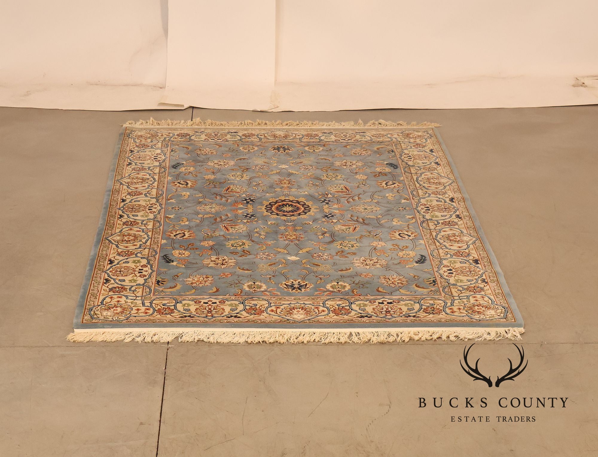 Persian Style Hand Knotted Wool Area Rug