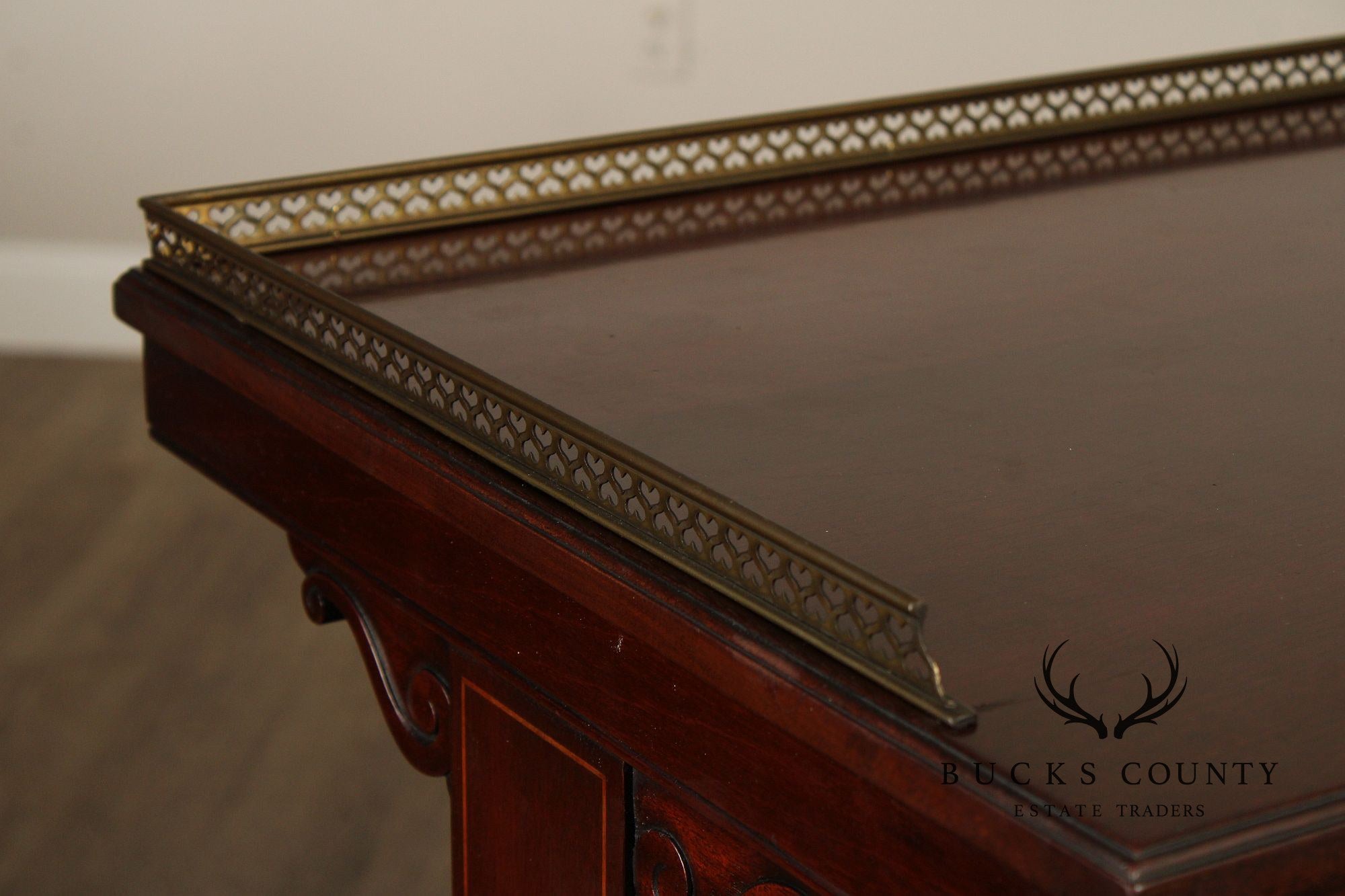 Regency Style Mahogany Two Tiered Serving Table