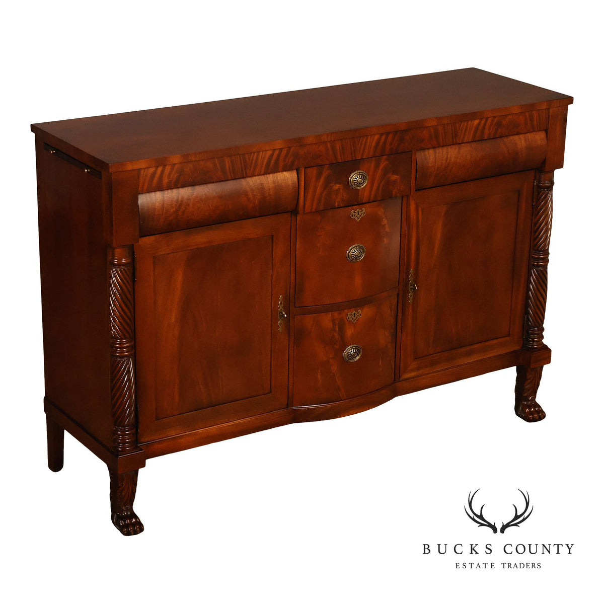 Hickory Chair William E. Poole Collection Mahogany Sideboard