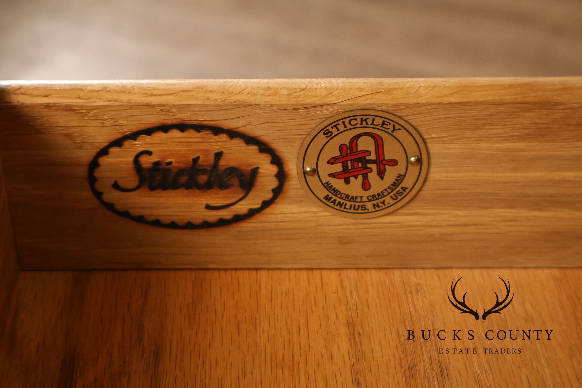 Stickley Commemorative Harvey Ellis Inlaid Oak Writing Desk